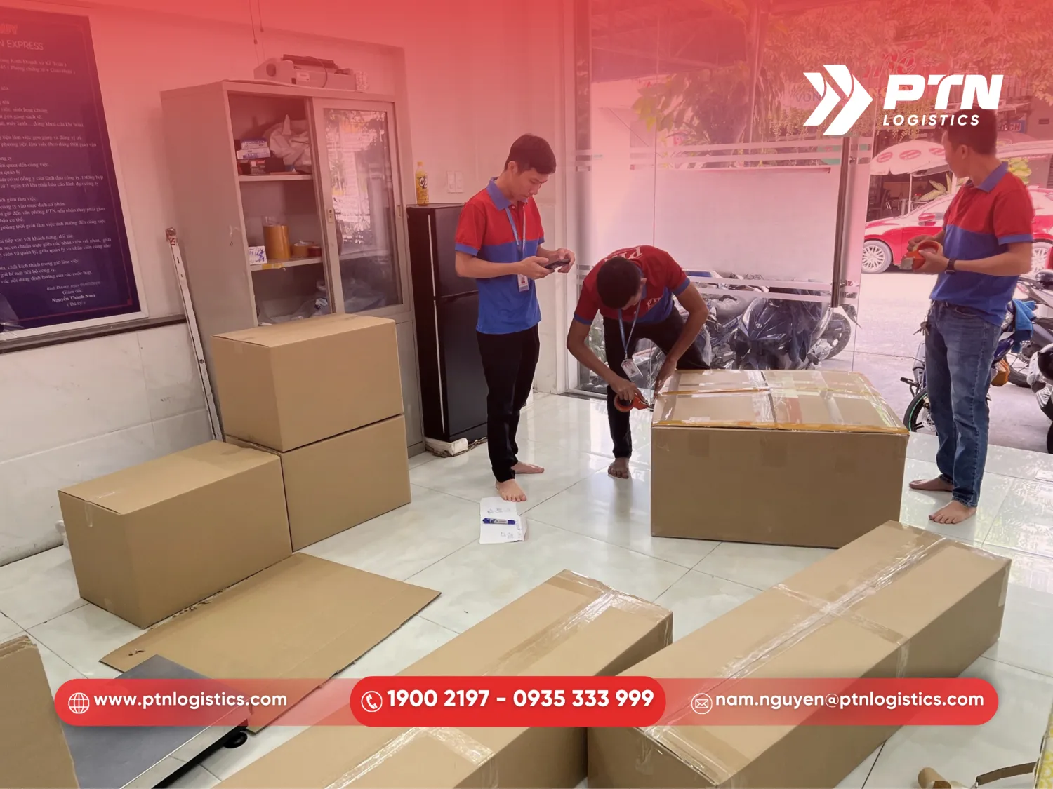 Dịch vụ gửi nệm kymdan đi Mỹ tại PTN Logistics