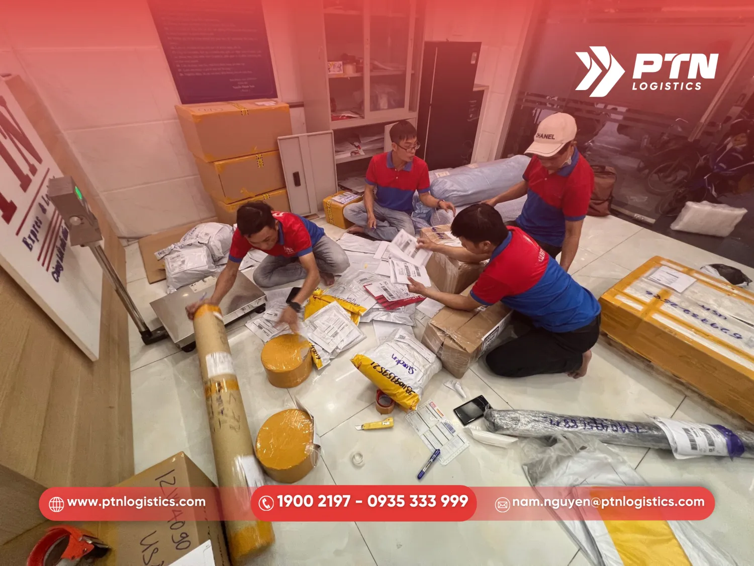 Dịch vụ gửi quà đi Mỹ tại PTN Logistics