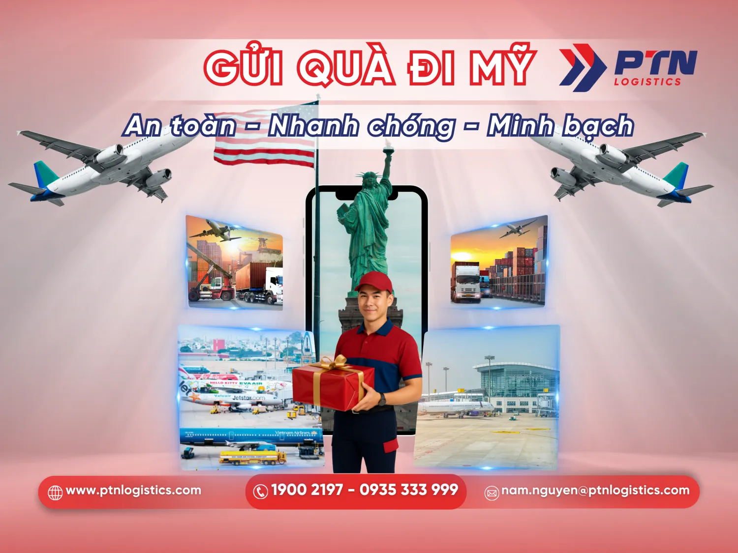 Dịch vụ gửi quà đi Mỹ