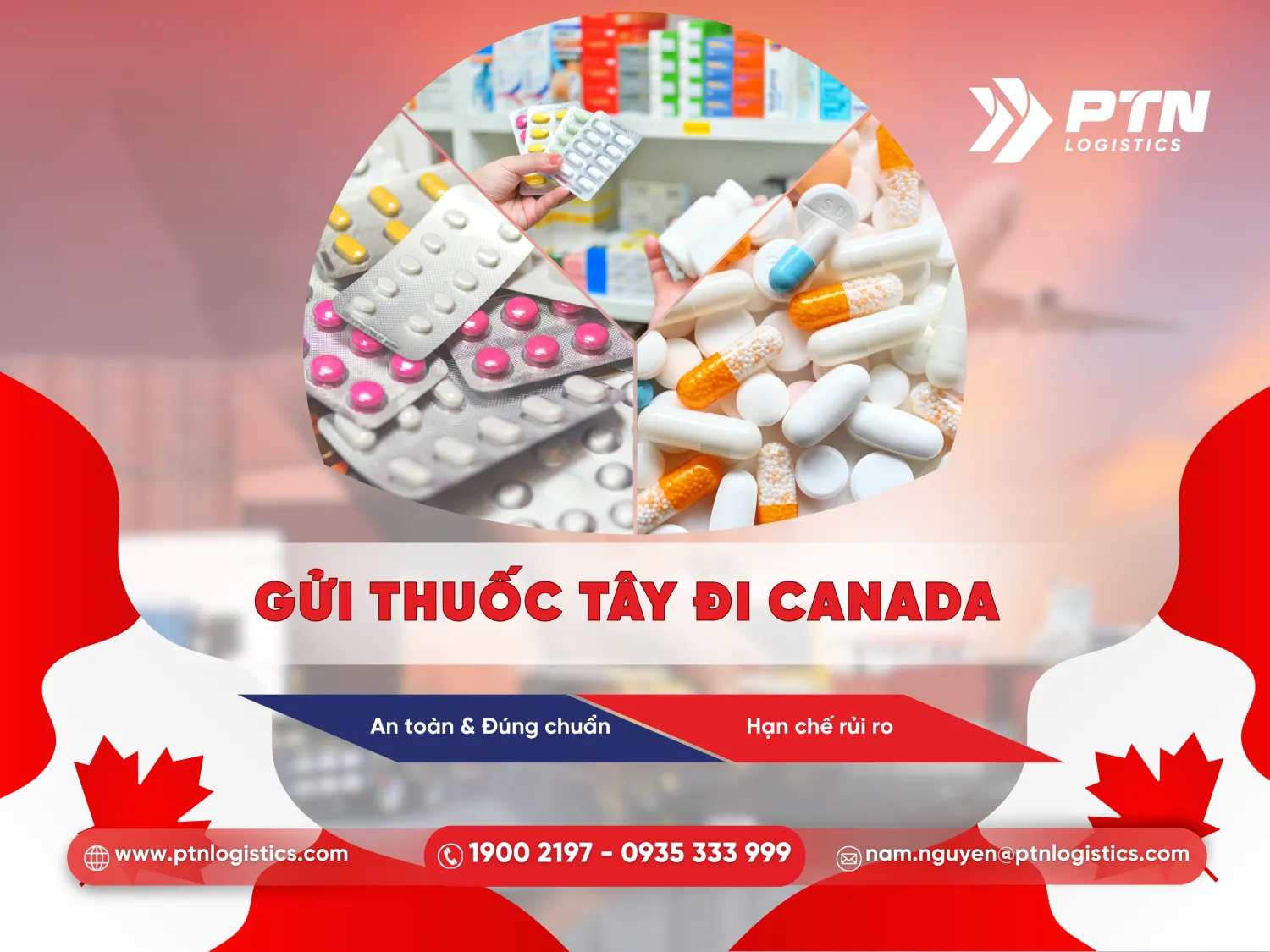 Dịch vụ gửi thuốc tây đi Canada