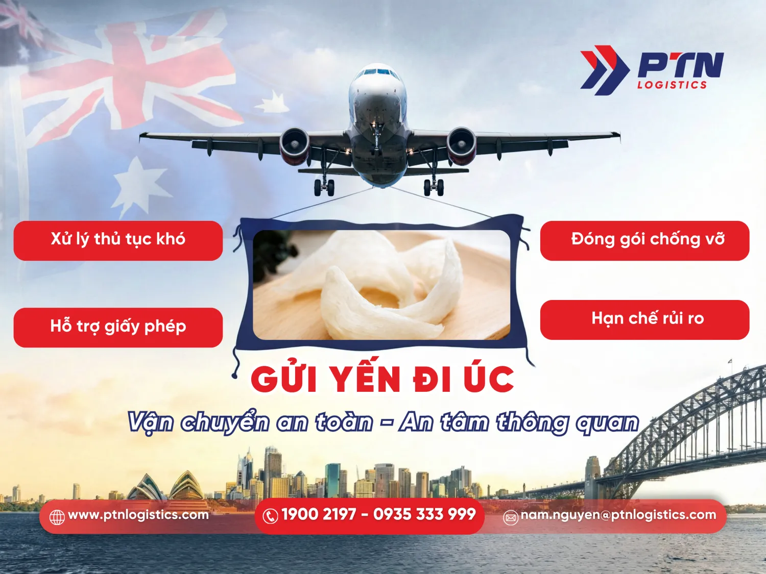 Dịch vụ gửi yến đi Úc