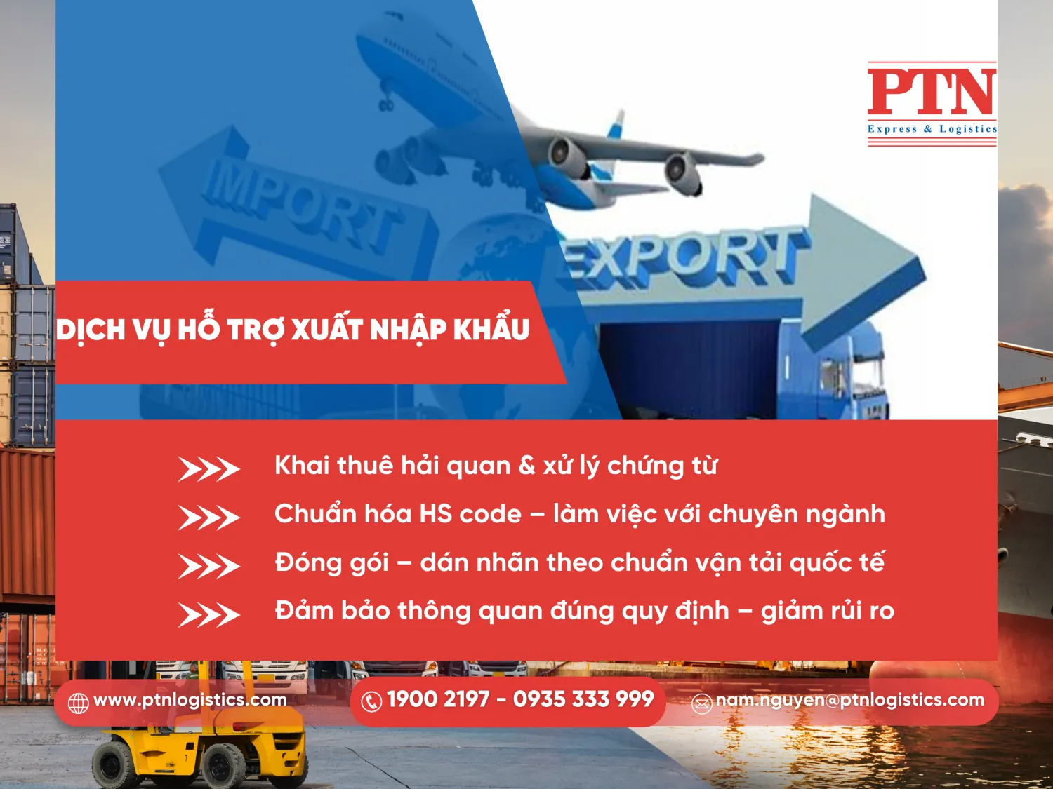 Dịch vụ hỗ trợ xuất nhập khẩu