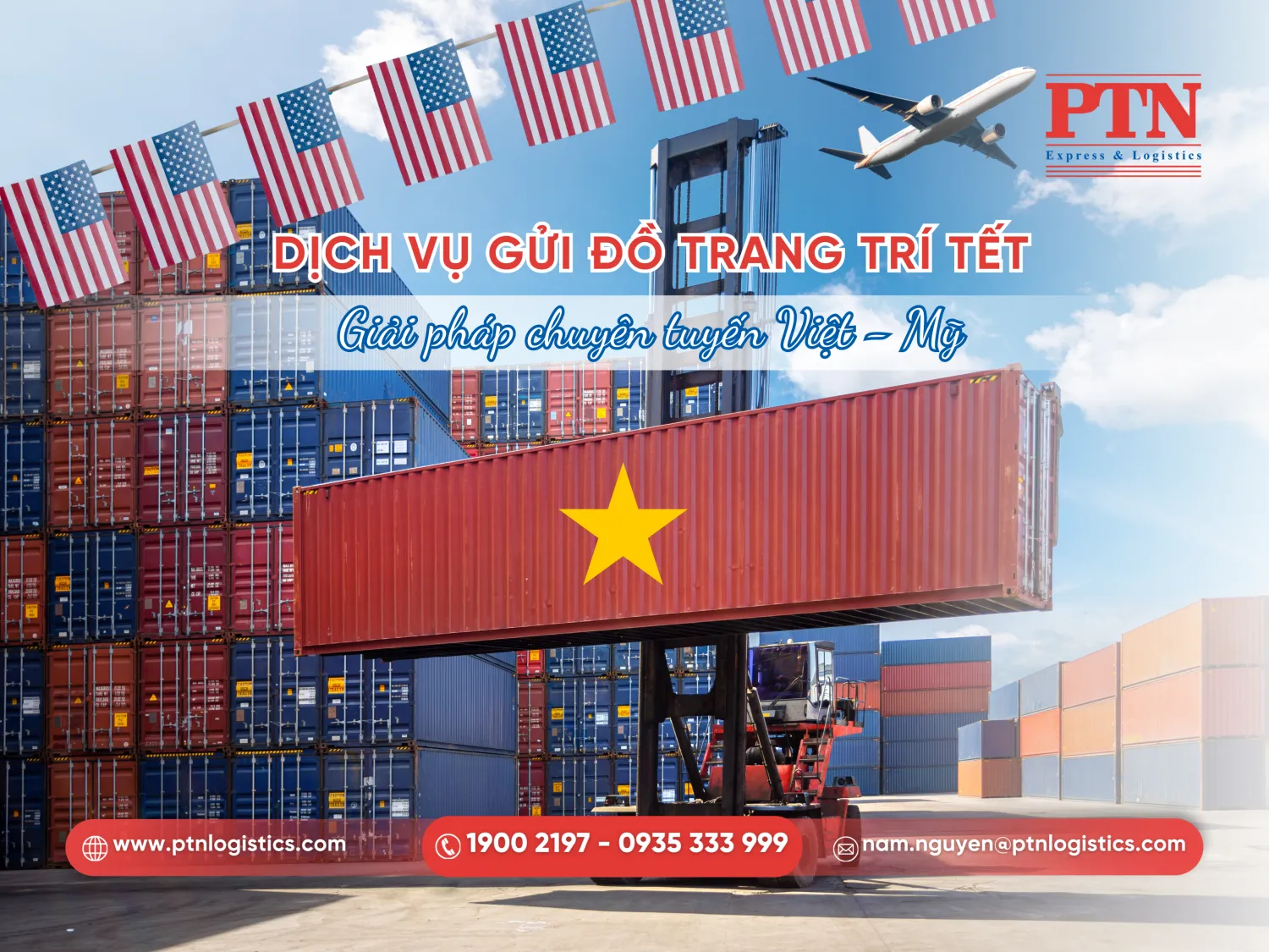 Dịch vụ logistics chuyên tuyến Việt Mỹ