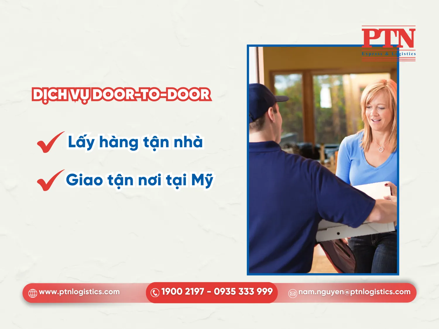 Dịch vụ trọn gói door-to-door