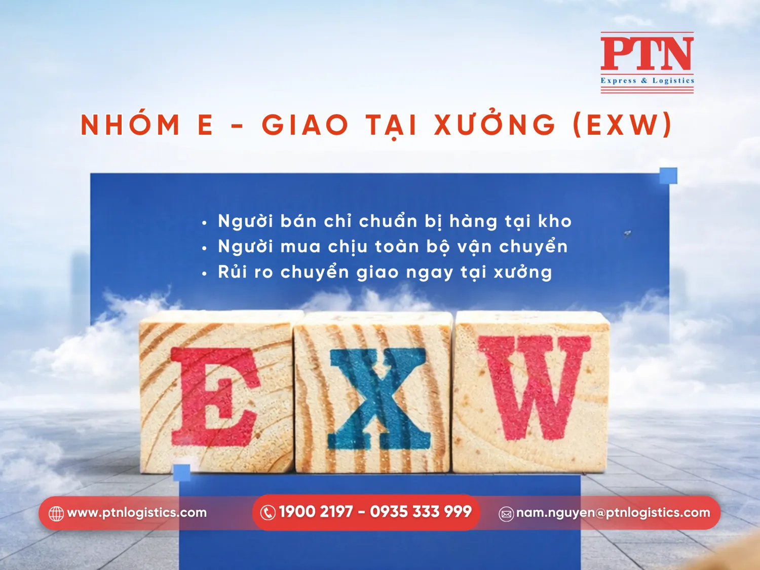 Điều kiện EXW trong incoterm