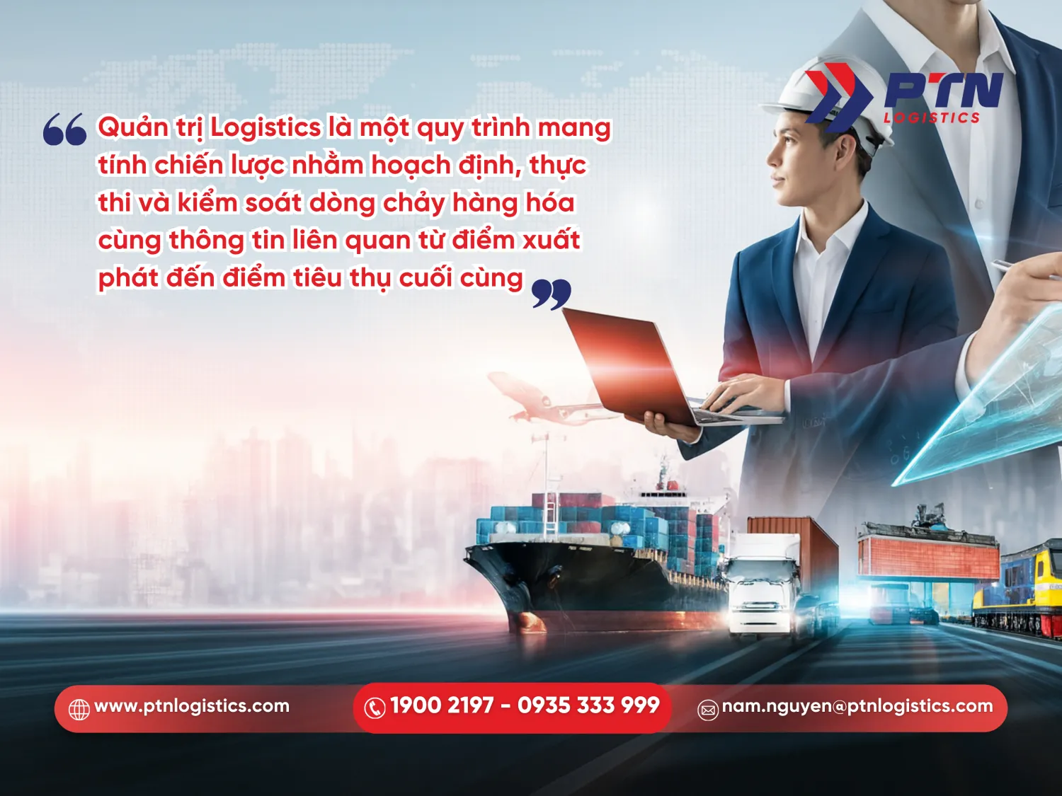 Định nghĩa quản trị logistics chi tiết