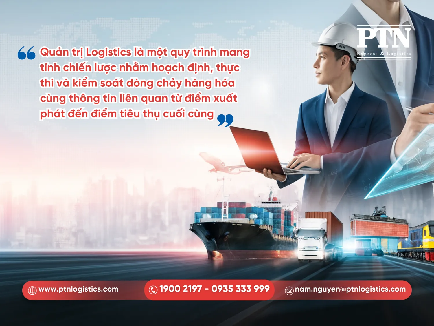 Định nghĩa quản trị logistics