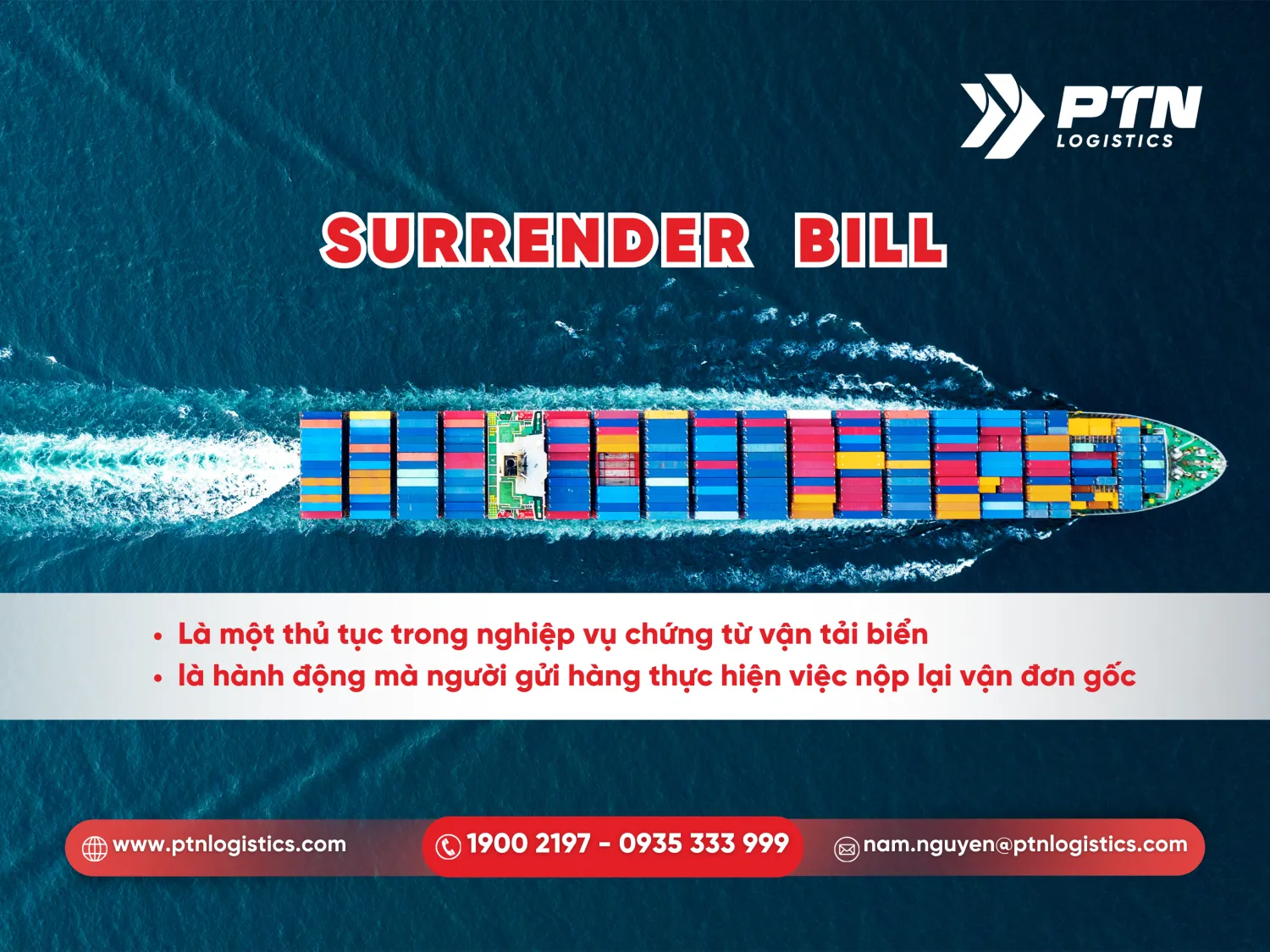 Định nghĩa surrender bill chi tiết