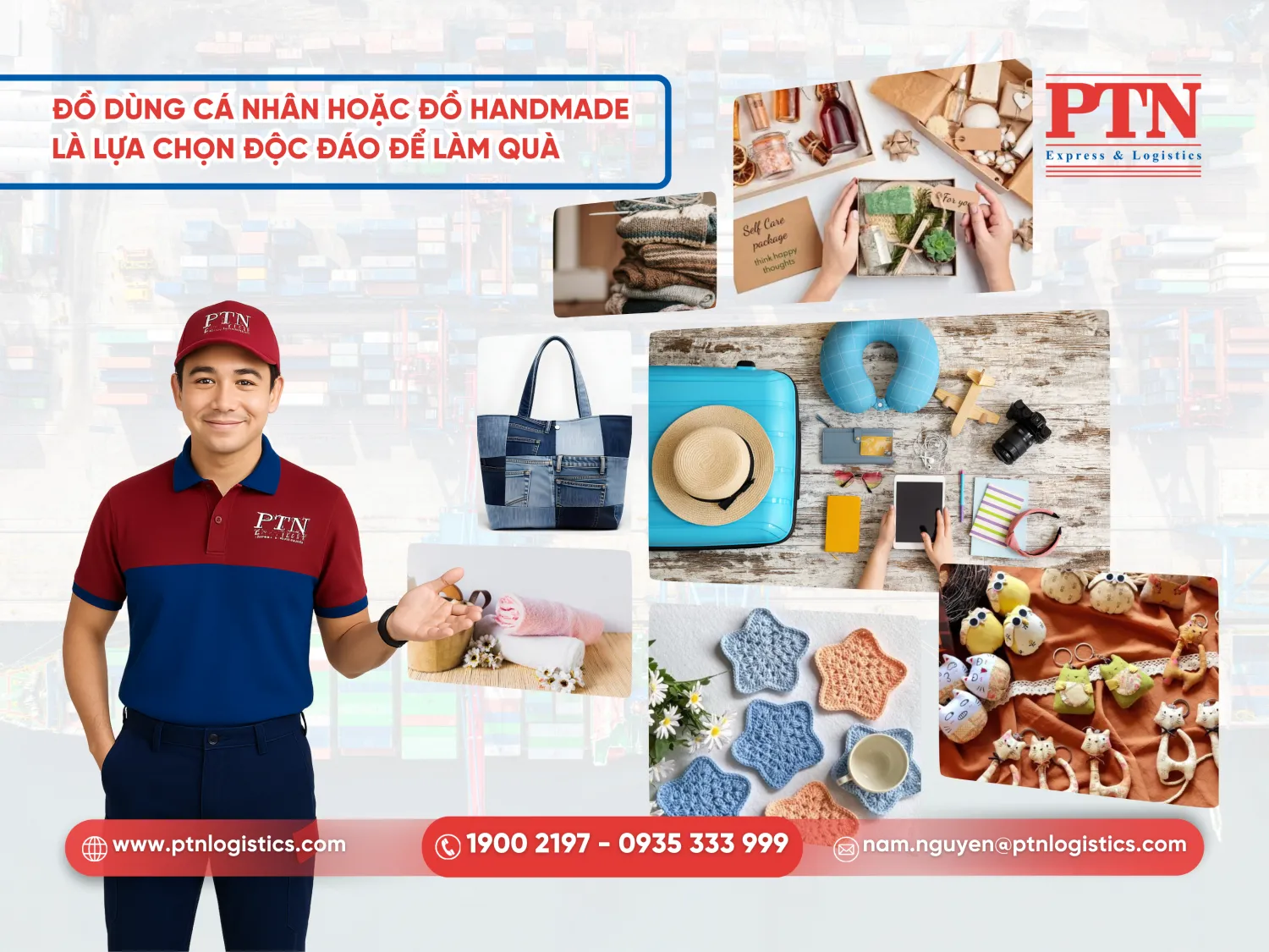 Đồ dùng cá nhân hoặc đồ handmade là lựa chọn độc đáo để làm quà