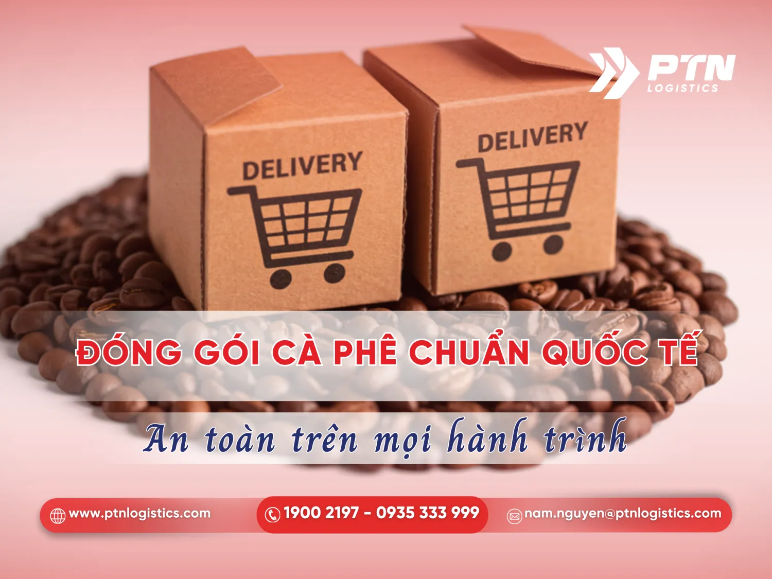 Đóng gói cà phê gửi đi Mỹ chuẩn quốc tế