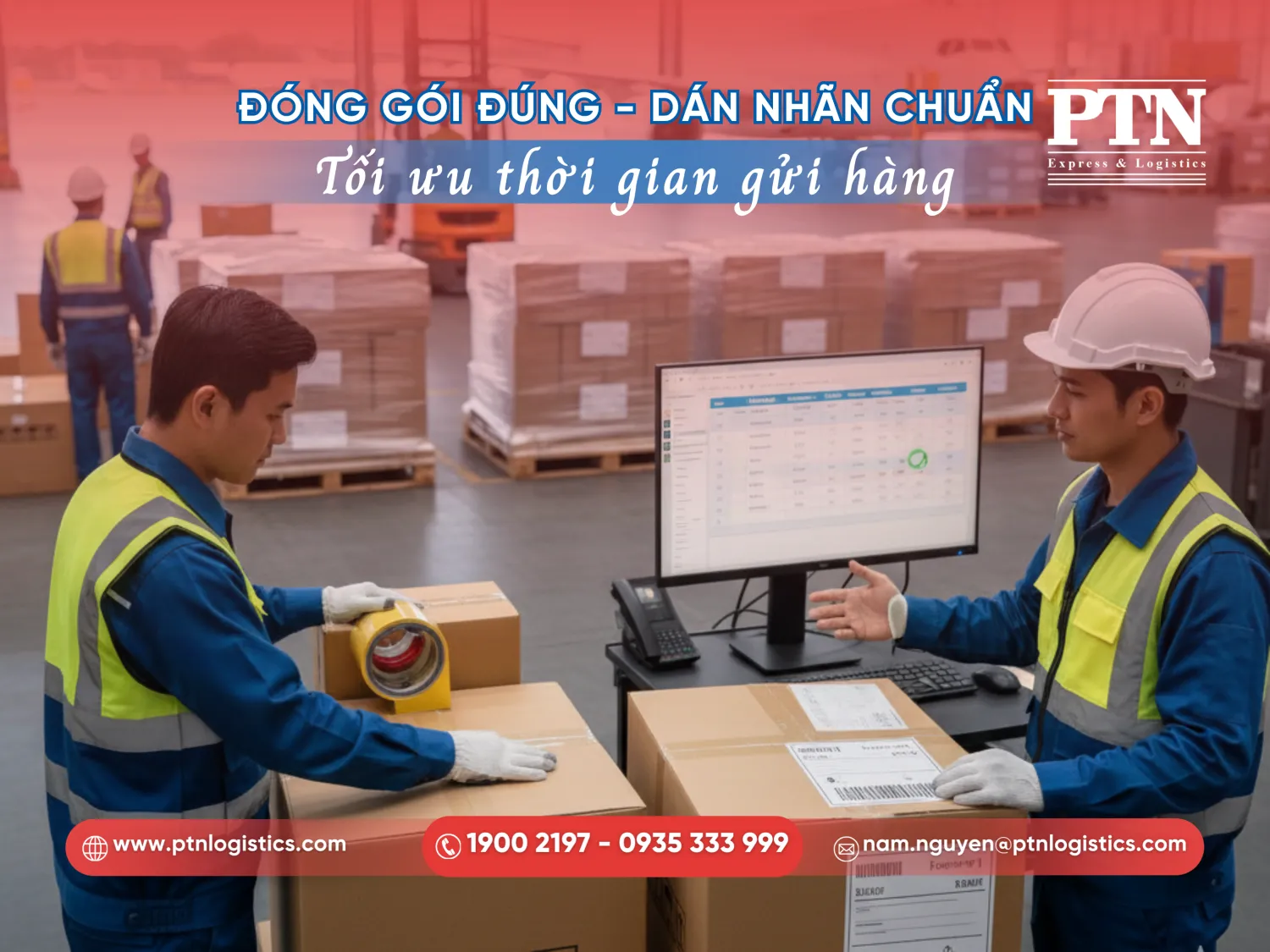 Đóng gói và dán nhãn chuẩn