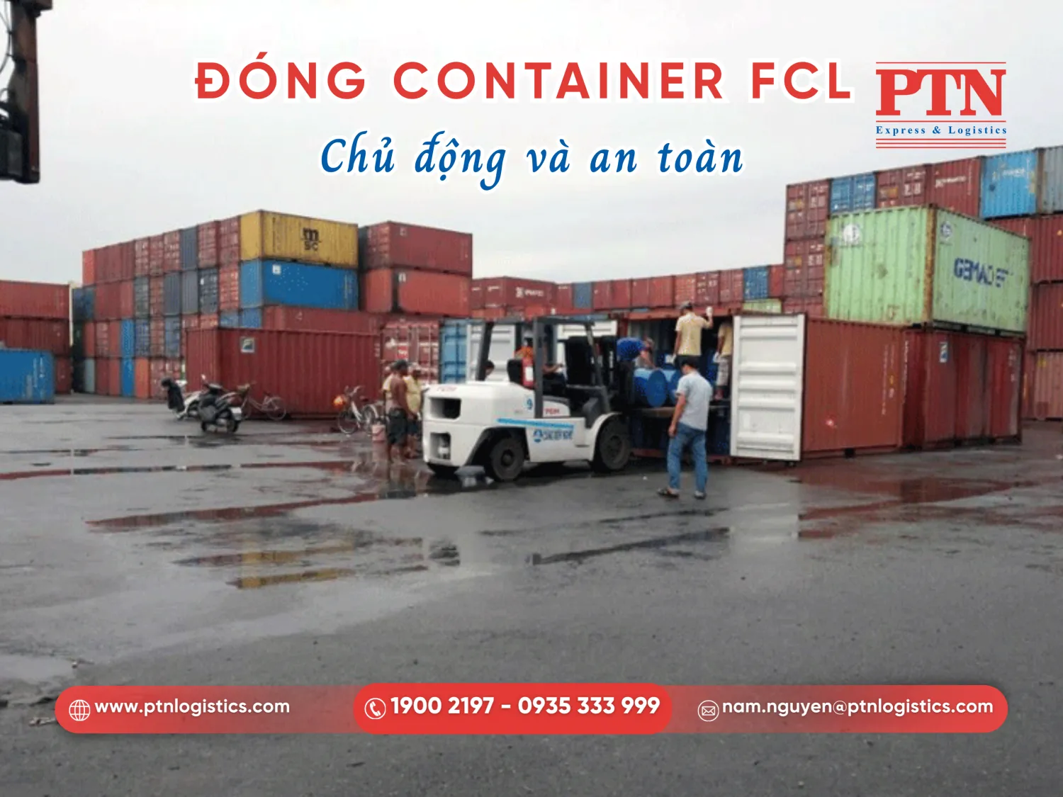 Đóng hàng tại baiax container