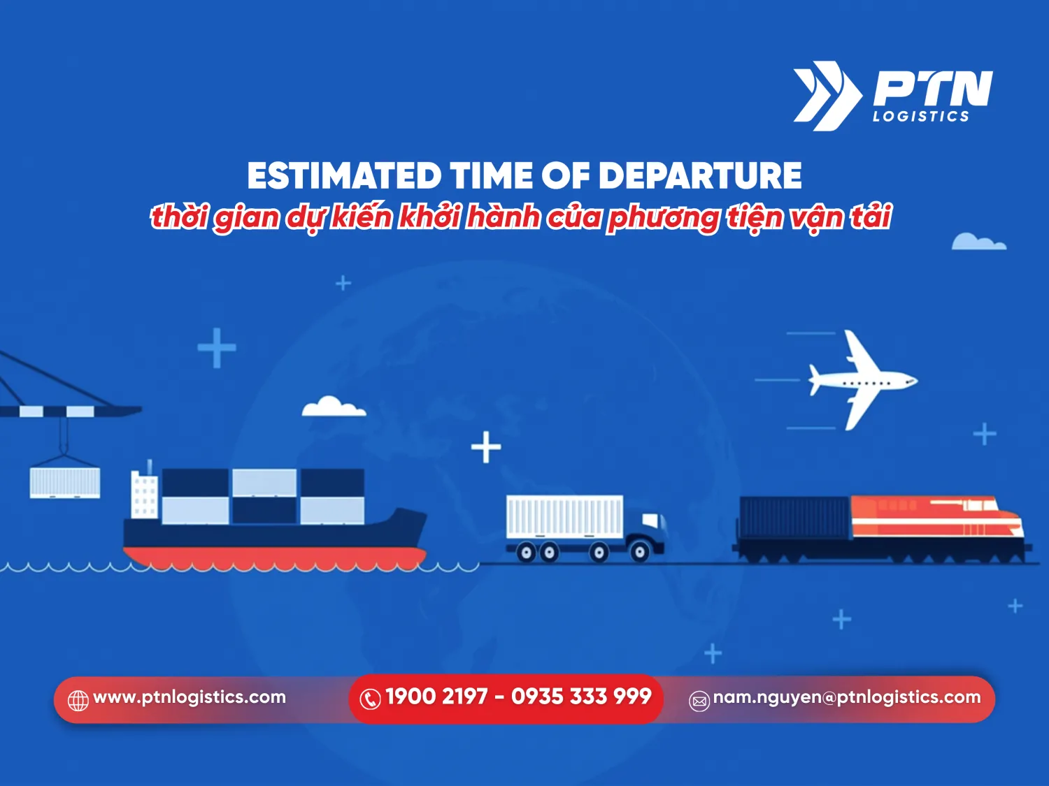 ETA là thời gian dự kiến khởi hành của phương tiện vận tải