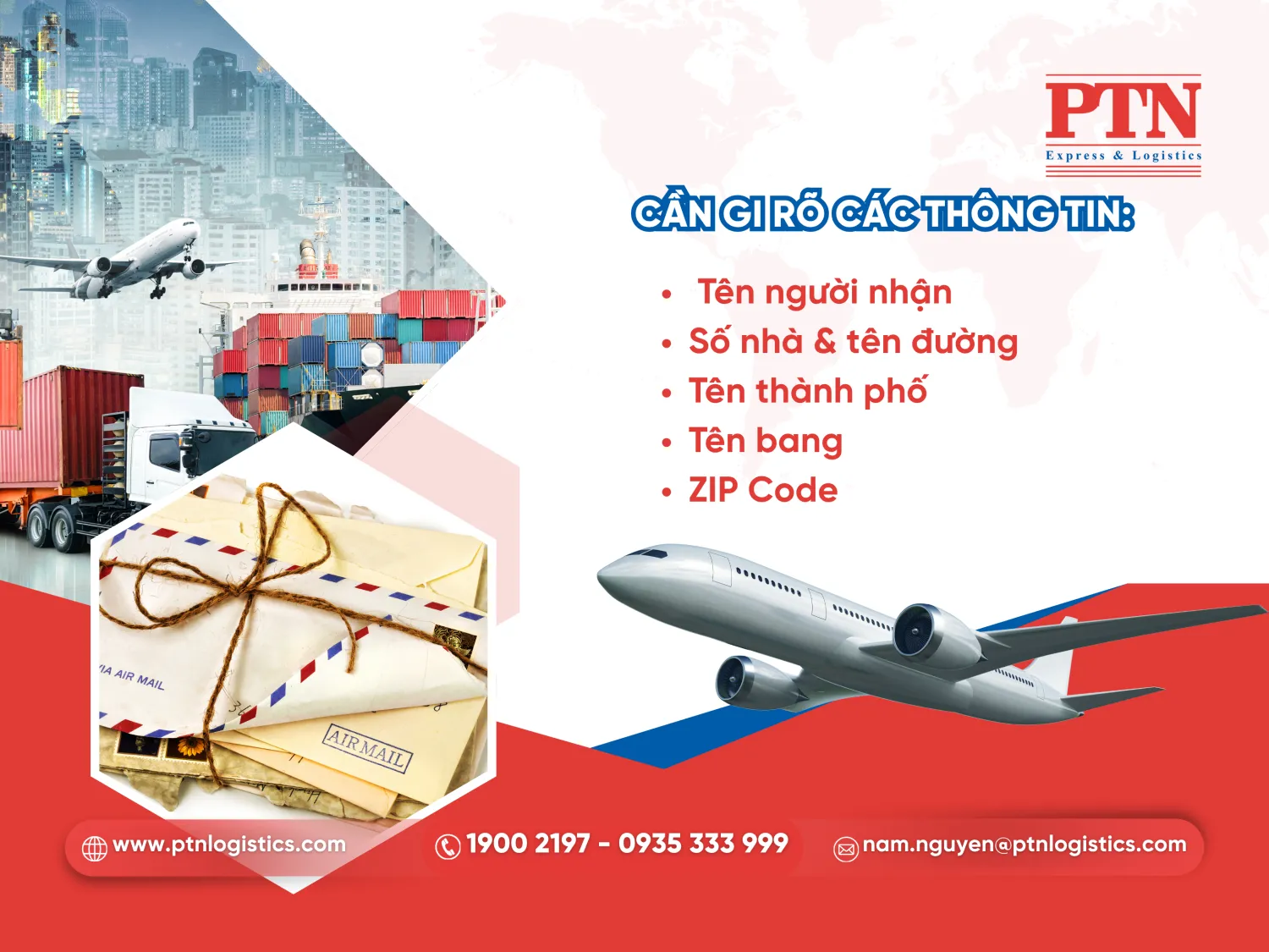 Ghi địa chỉ chuẩn quốc tế