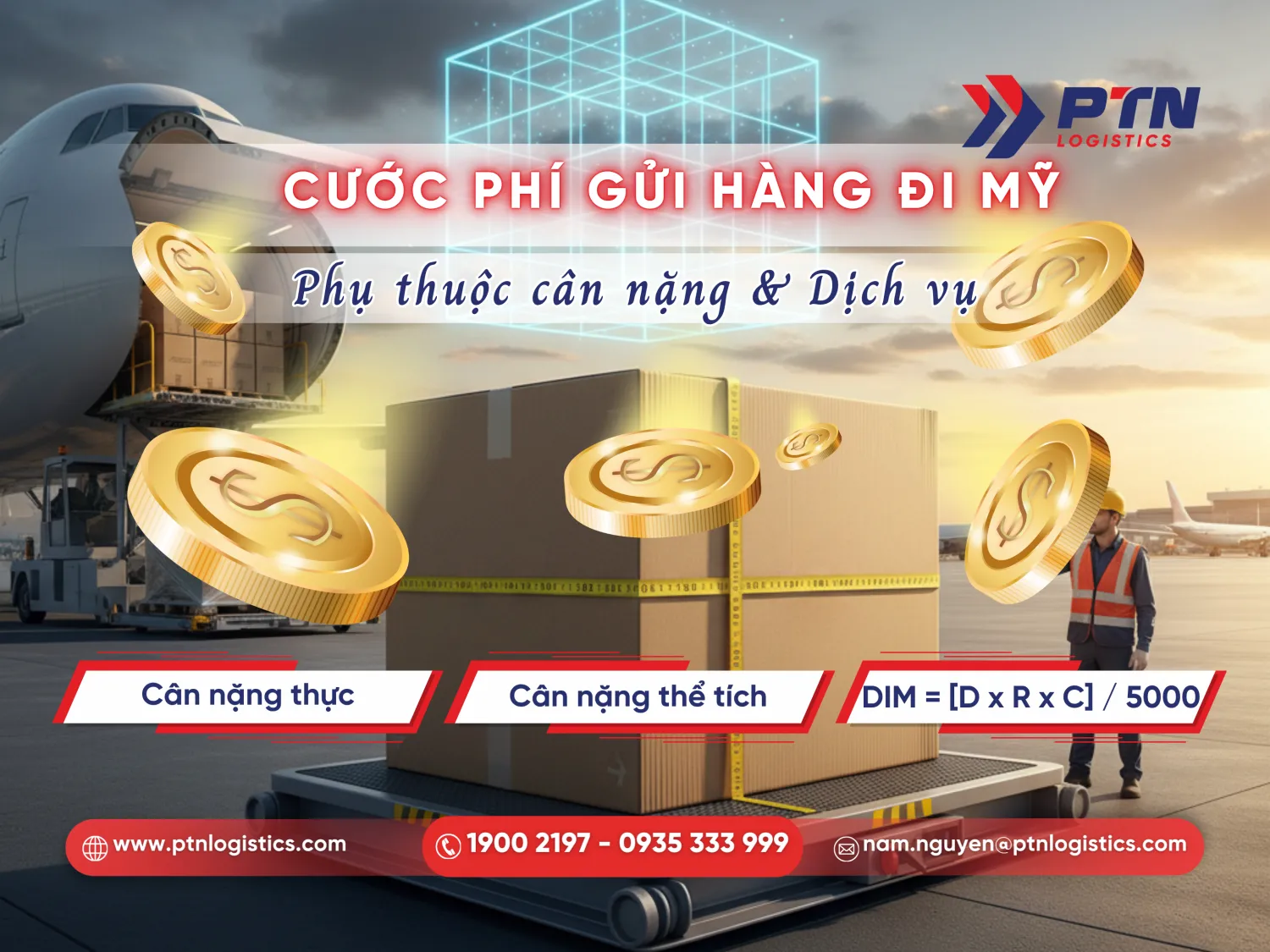 Giá gửi bưu phẩm theo khối lượng và dịch vụ