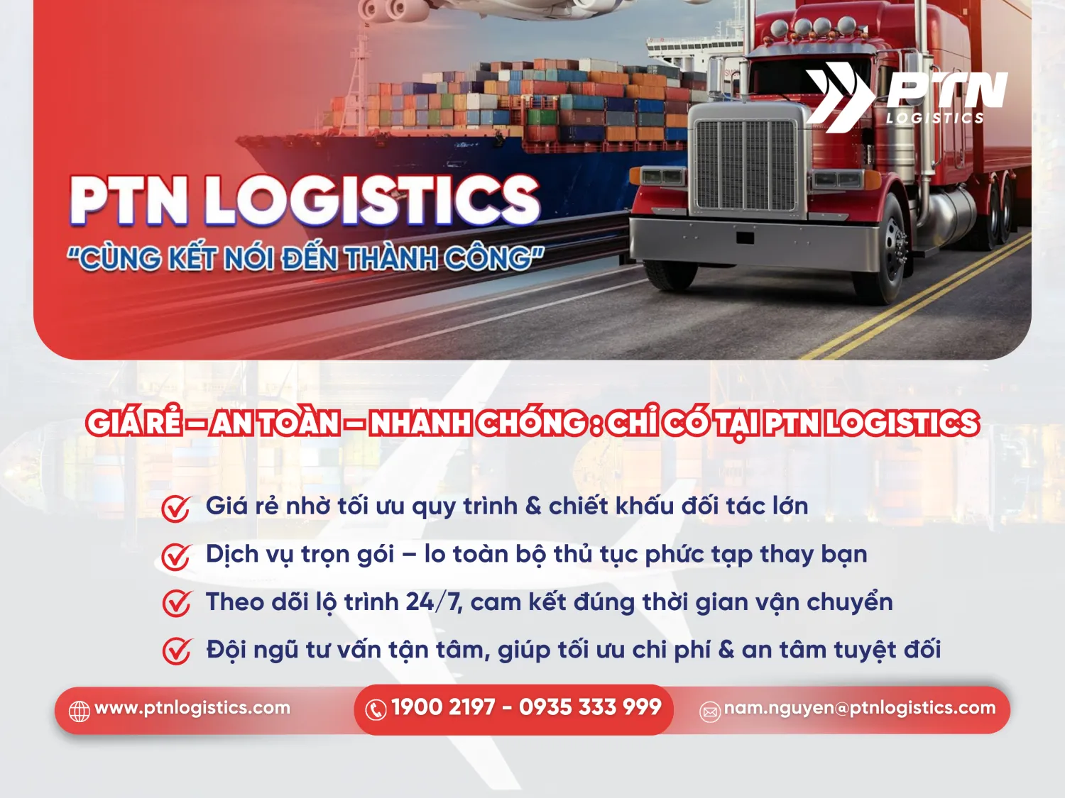 Giá rẻ, anh toàn, nhanh chóng chỉ có tại PTN