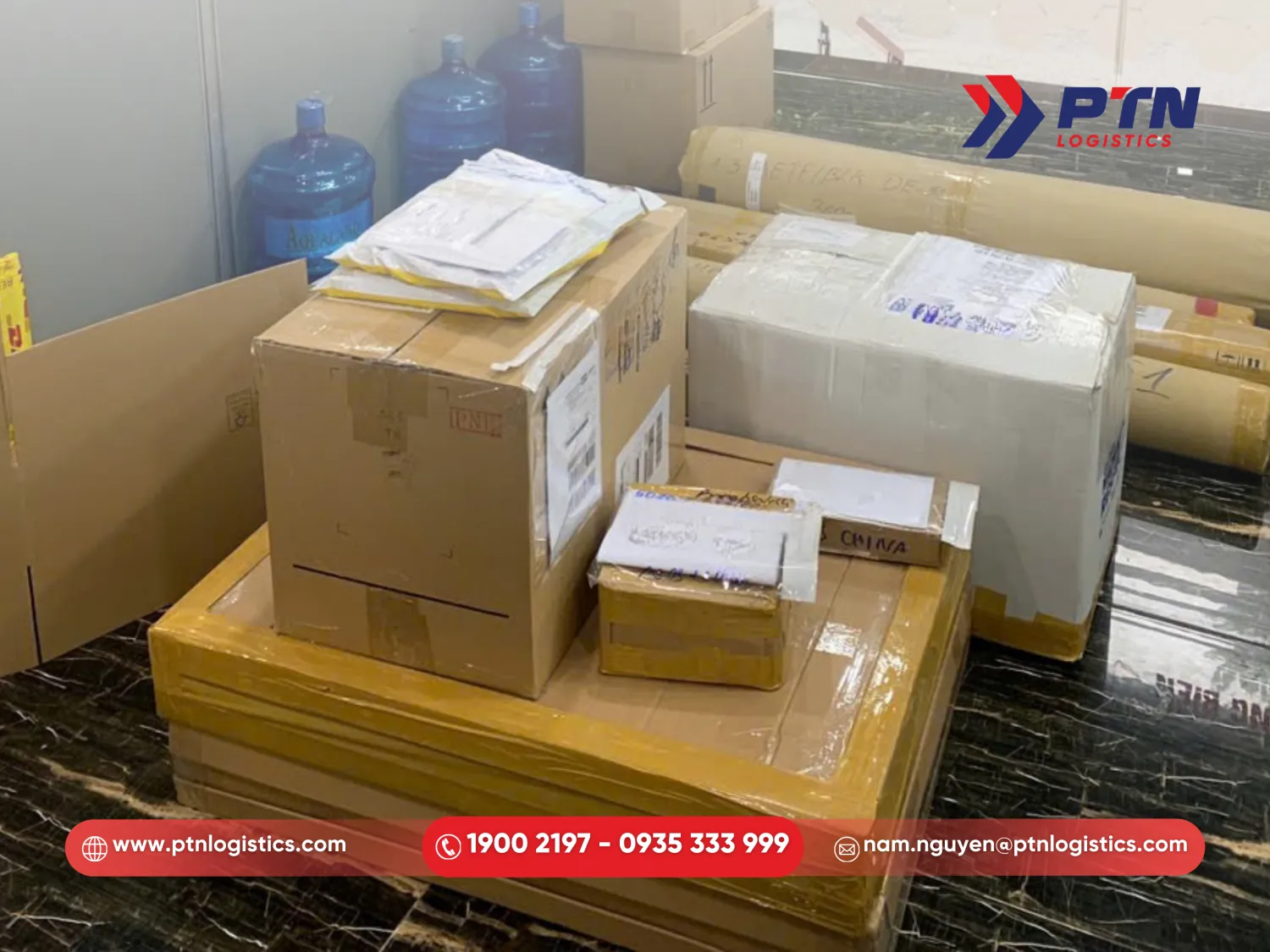 Giải pháp trọn gói từ PTN Logsstics gửi hàng đi Mỹ tại Quy Nhơn
