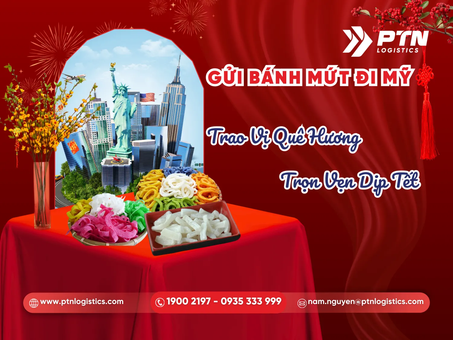 Gửi bánh mứt đi Mỹ: Trao vị quê hương