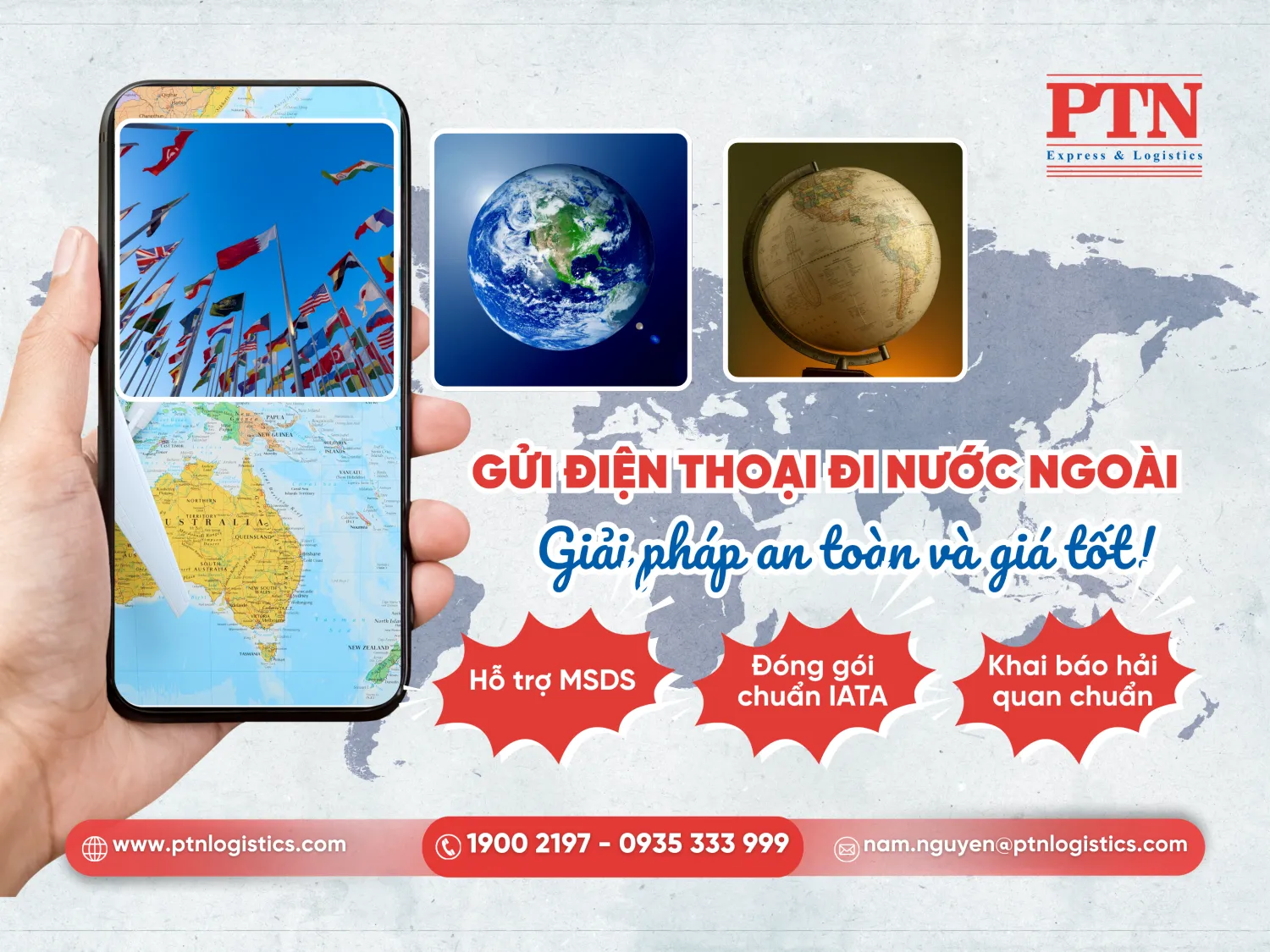 Gửi điện thoại đi nước ngoài: Giải pháp an toàn và giá tốt