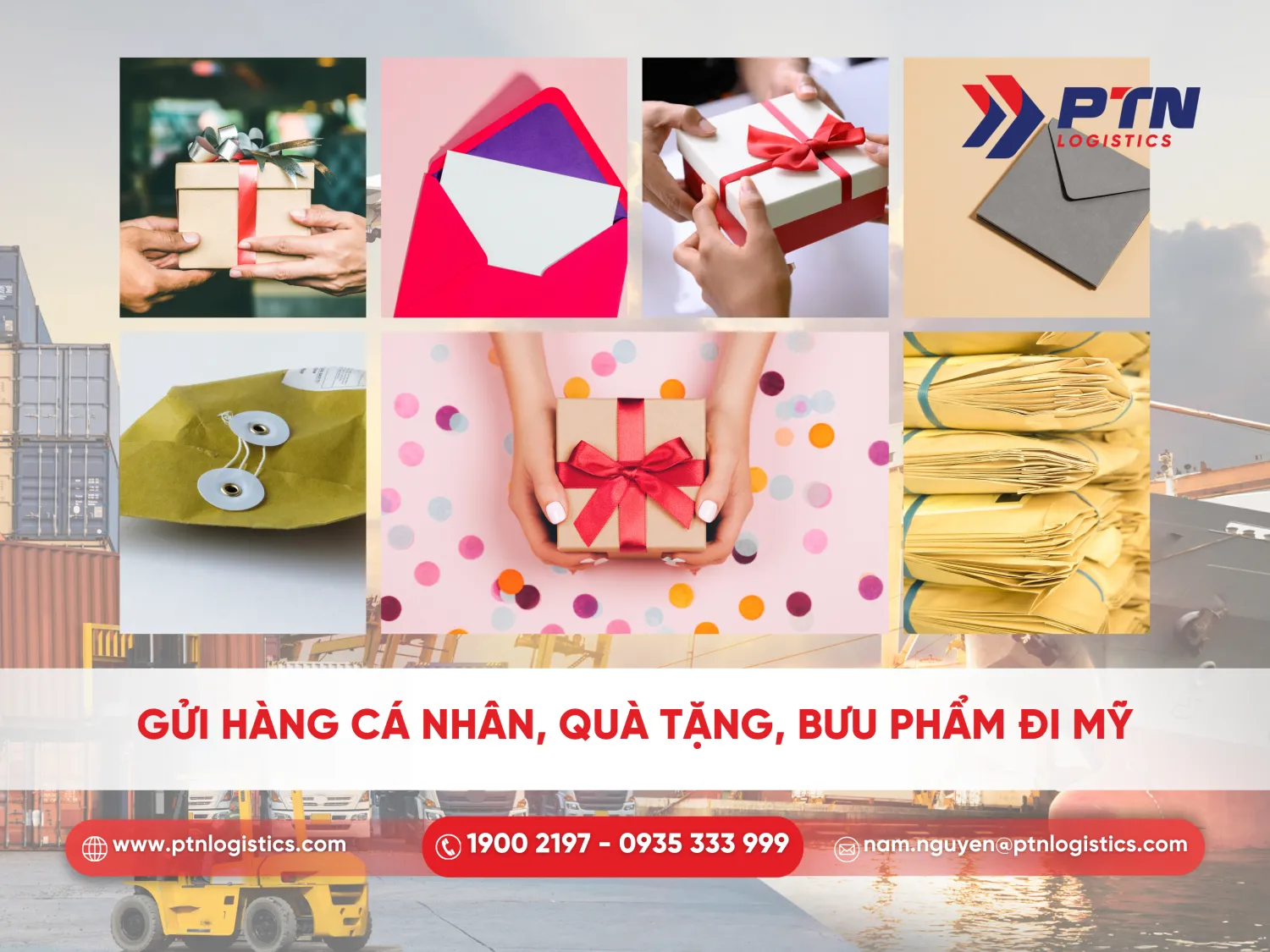 Gửi hàng cá nhân, quà tặng và bưu phẩm đi Mỹ