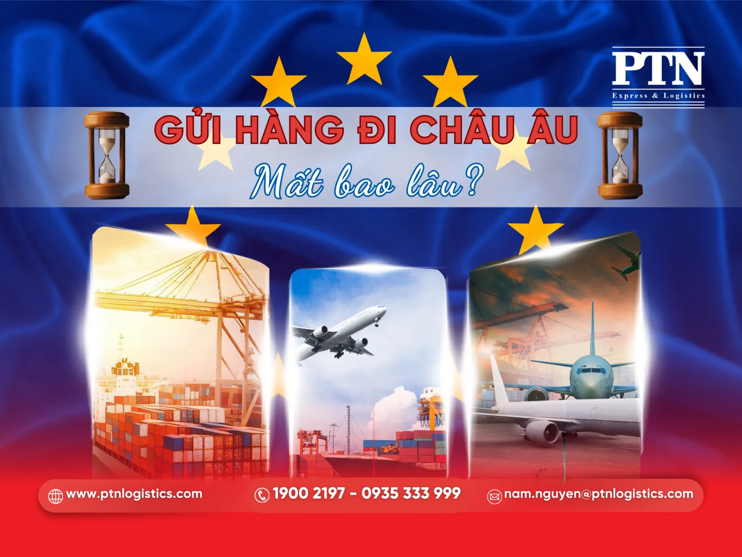 Gửi hàng đi châu Âu