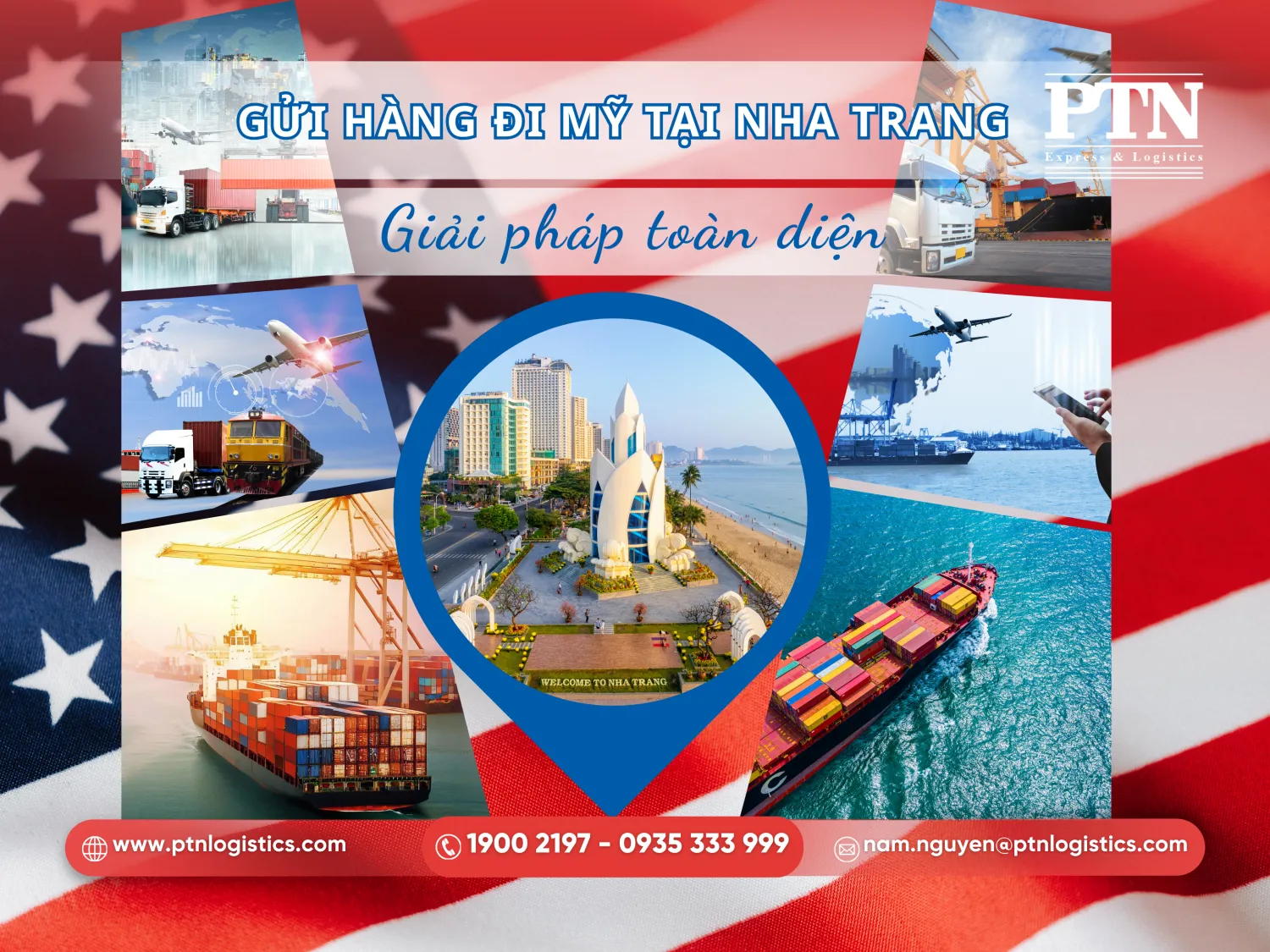 Gửi hàng đi Mỹ tại Nha Trang