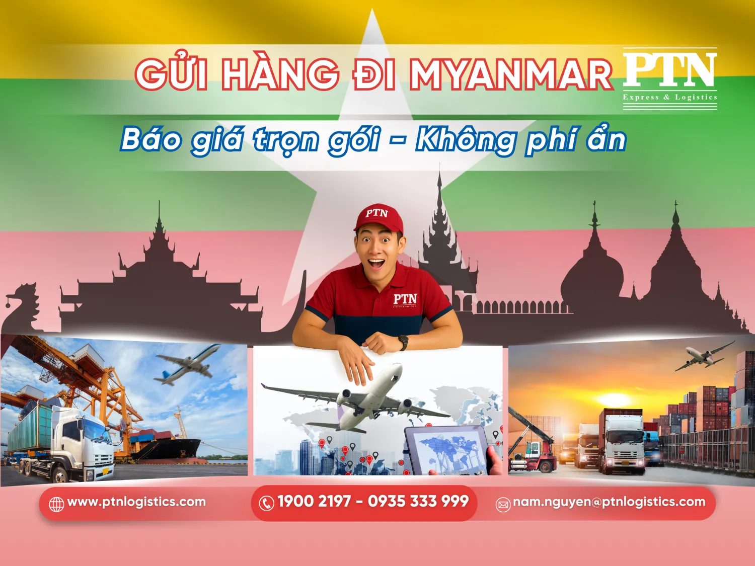 Gửi hàng đi Myanmar