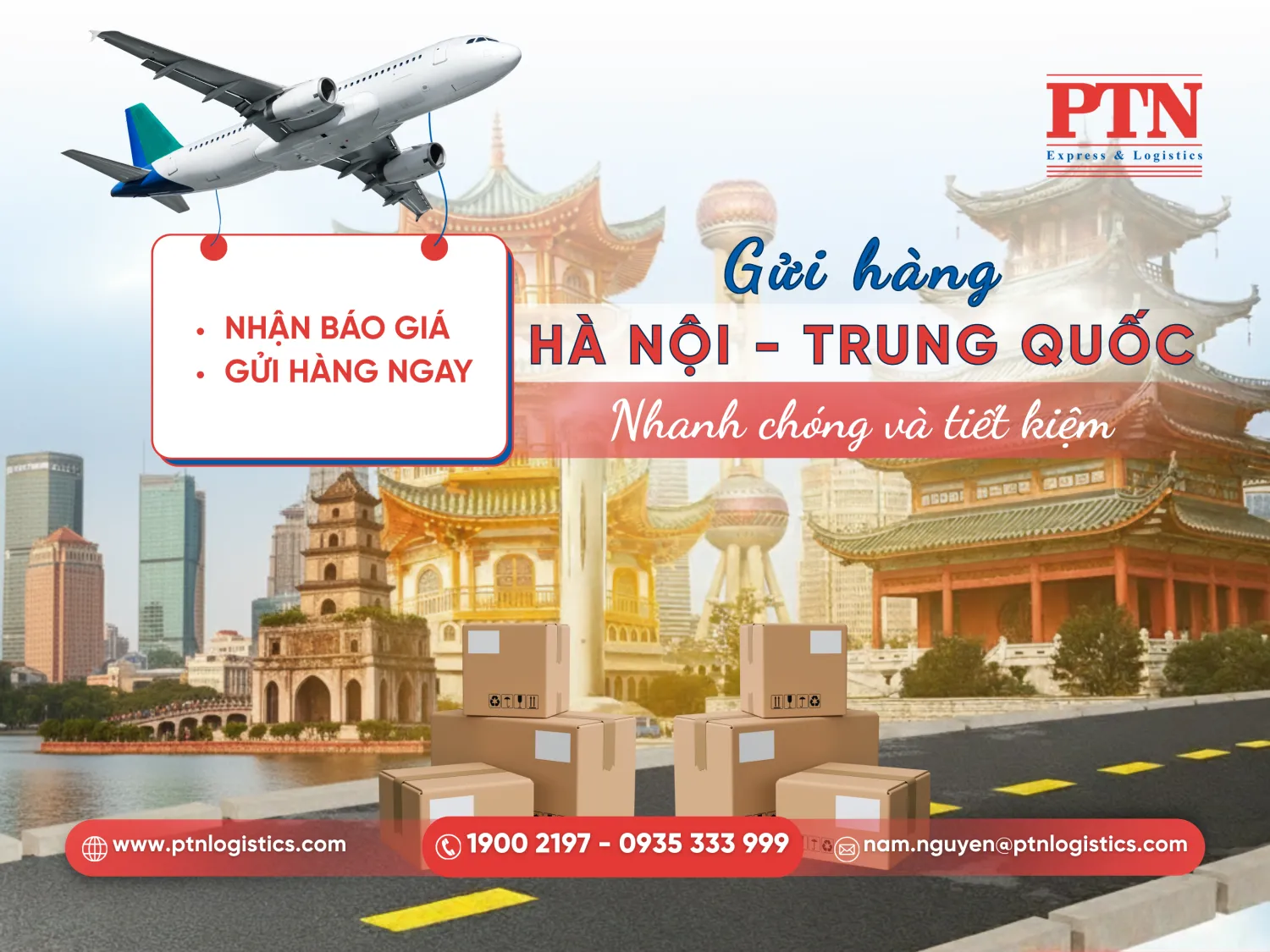 Gửi hàng đi Trung Quốc tại Hà Nội