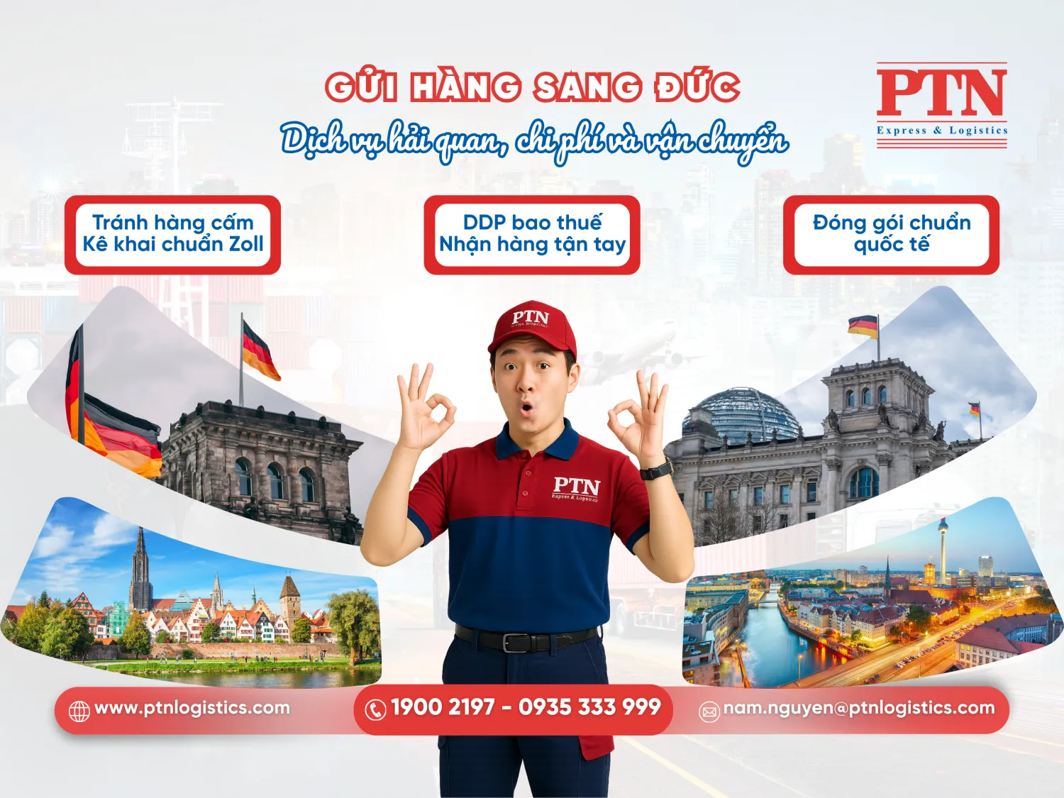 Gửi hàng sang Đức