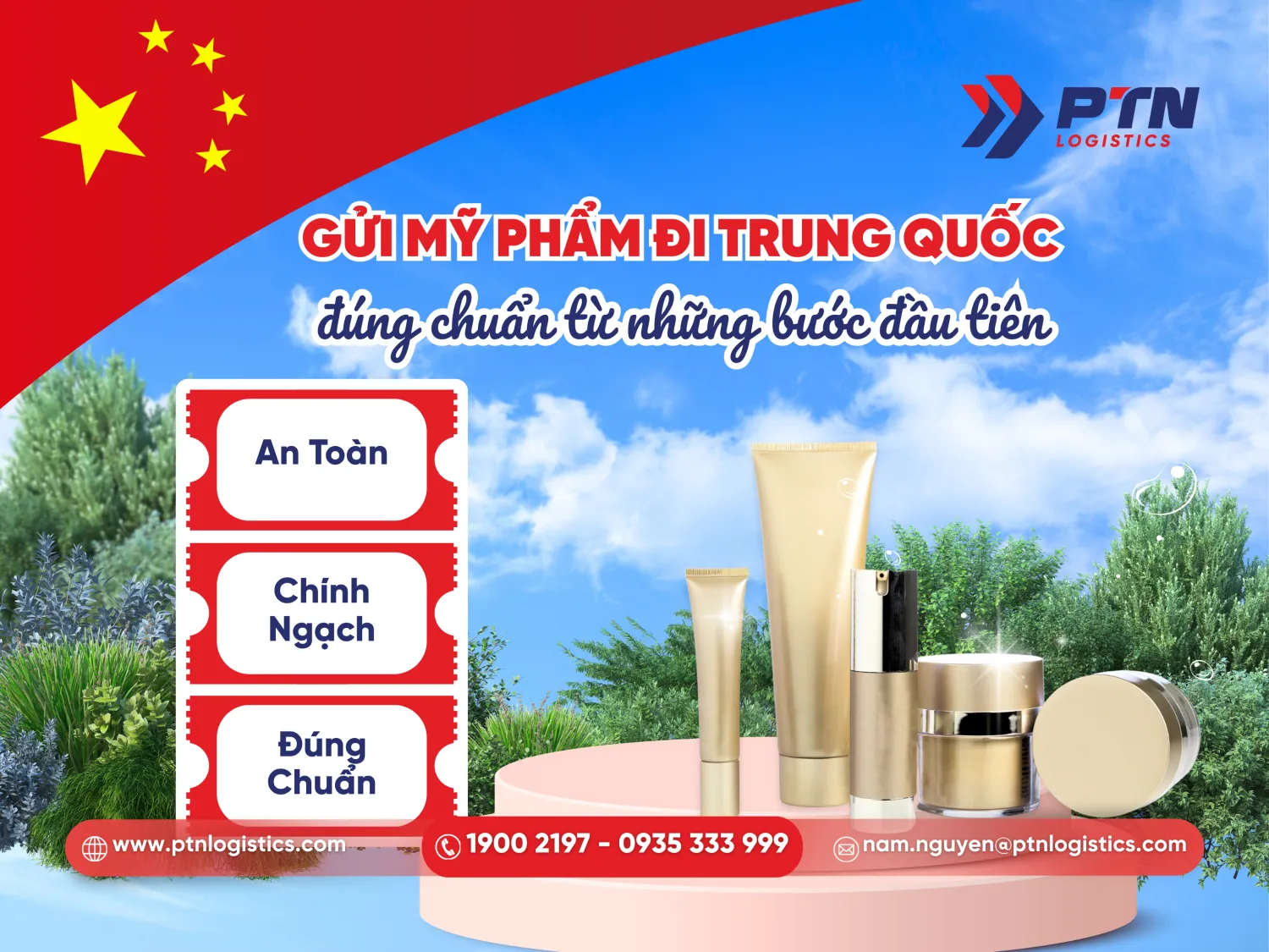 Gửi mỹ phẩm đi Trung Quốc đúng chuẩn từ những bước đầu tiên