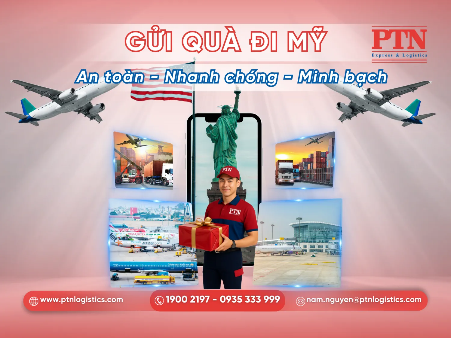 Gửi quà đi Mỹ