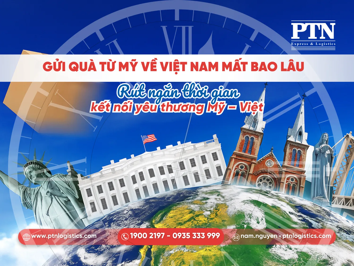 Gửi quà từ Mỹ về Việt Nam mất bao lâu?