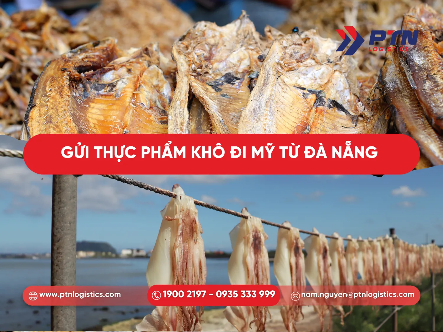 Gửi thực phẩm khó tại Đà Nẵng đi Mỹ