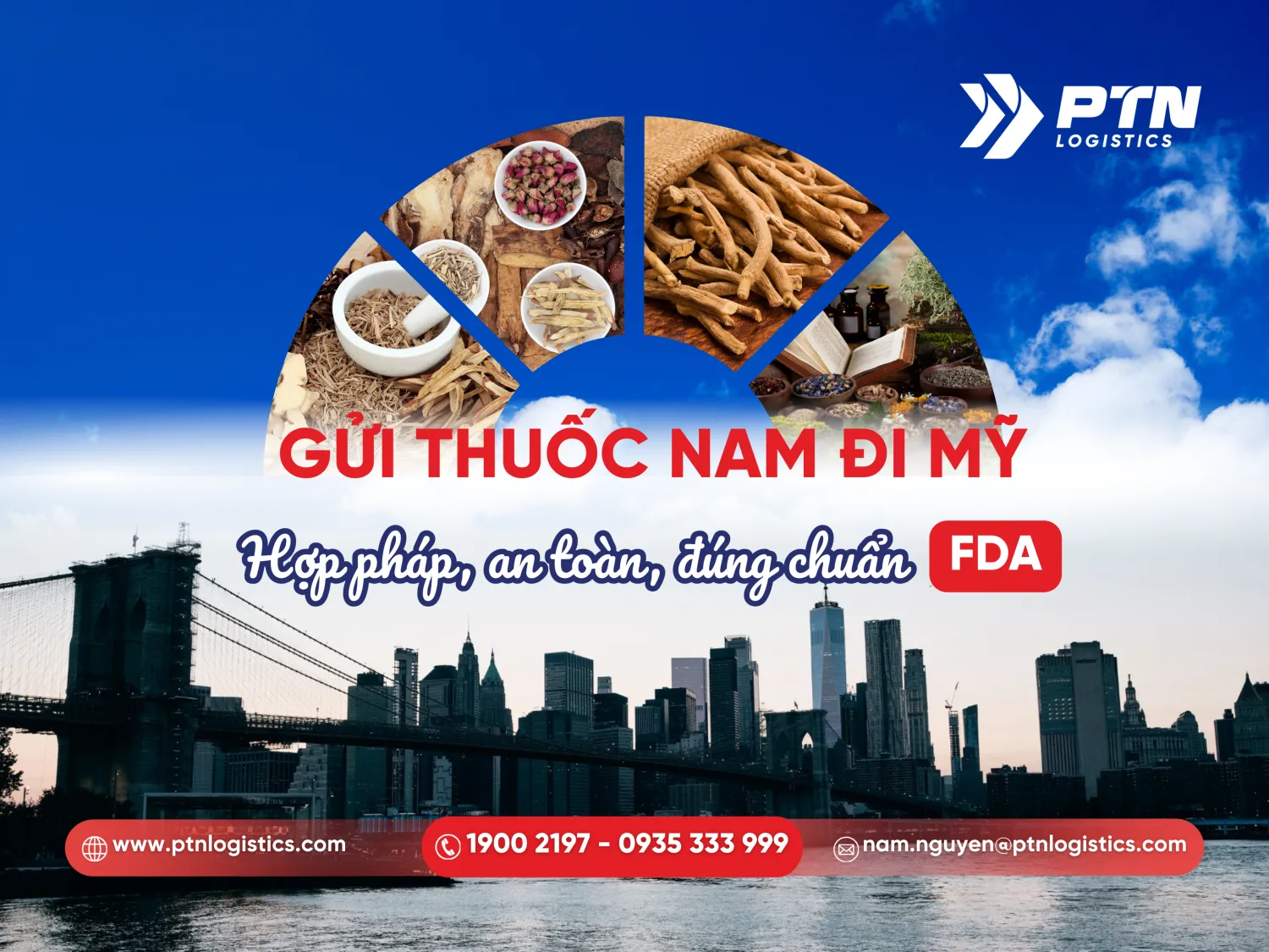 Gửi thuốc nam đi Mỹ hợp pháp, an toàn, đúng chuẩn FDA