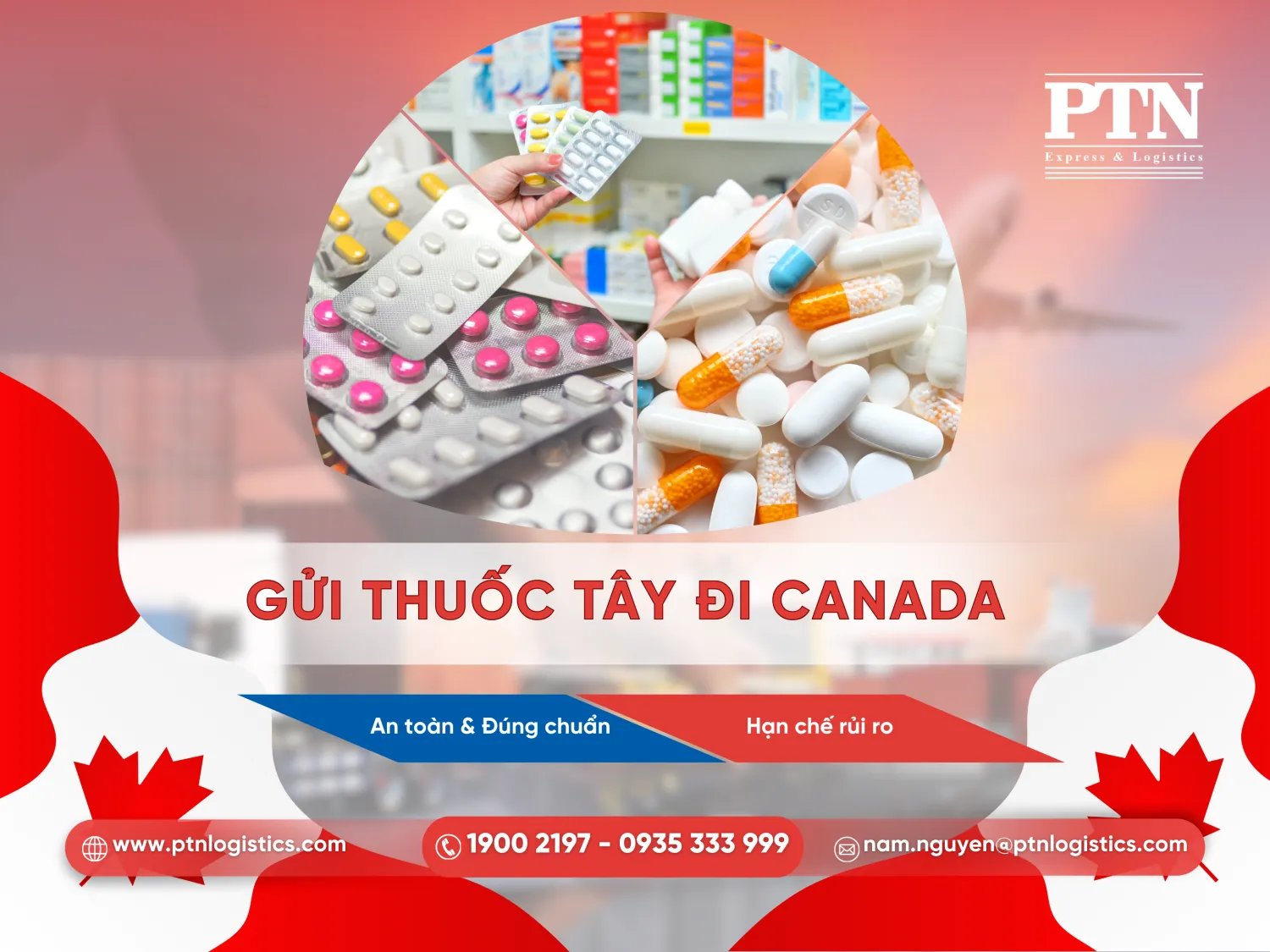 Gửi thuốc tây đi Canada