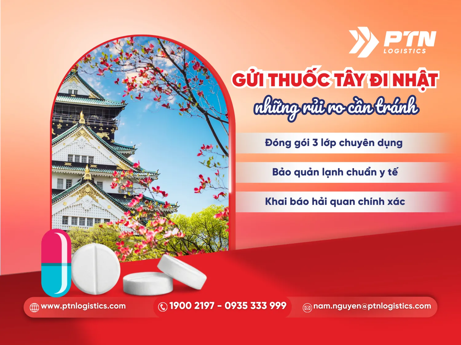 Gửi thuốc tây đi Nhật: Những rủi ro cần tránh