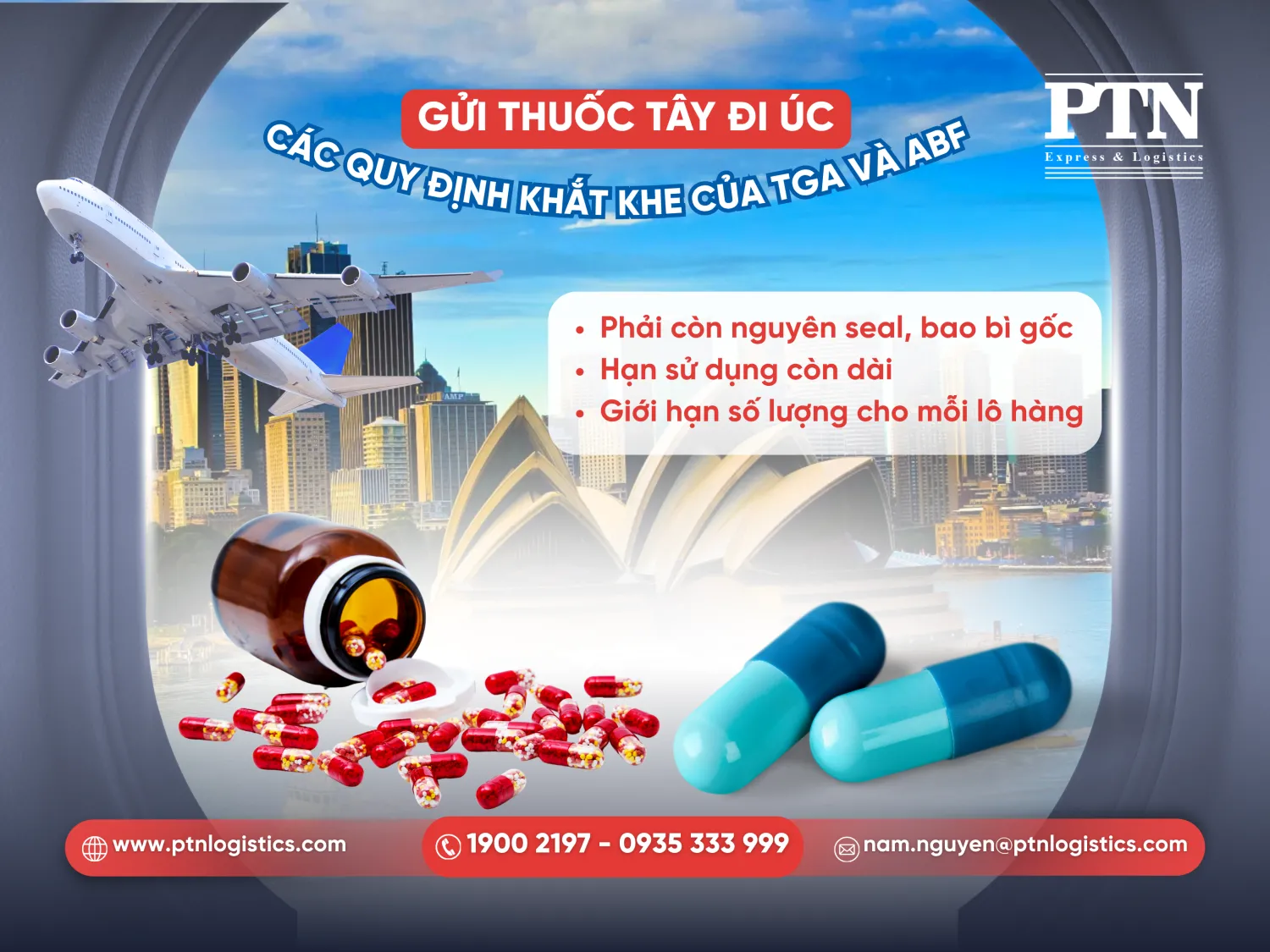 Gửi thuốc tây đi Úc