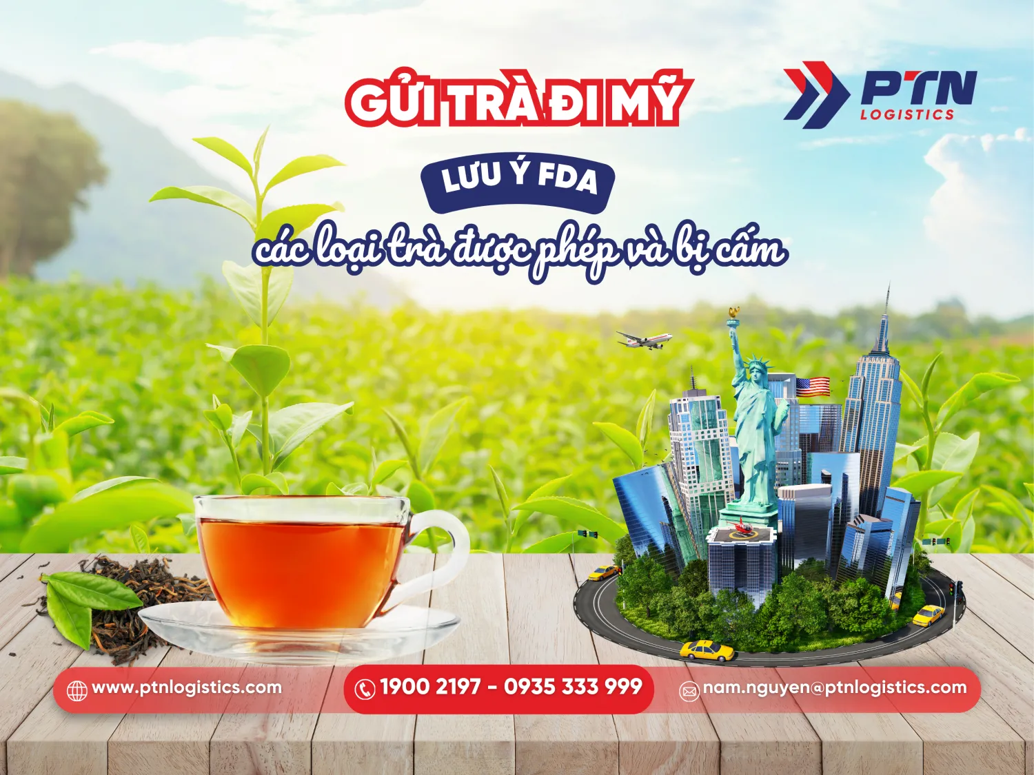 Gửi trà đi Mỹ các loại trà được phép và bị cấm