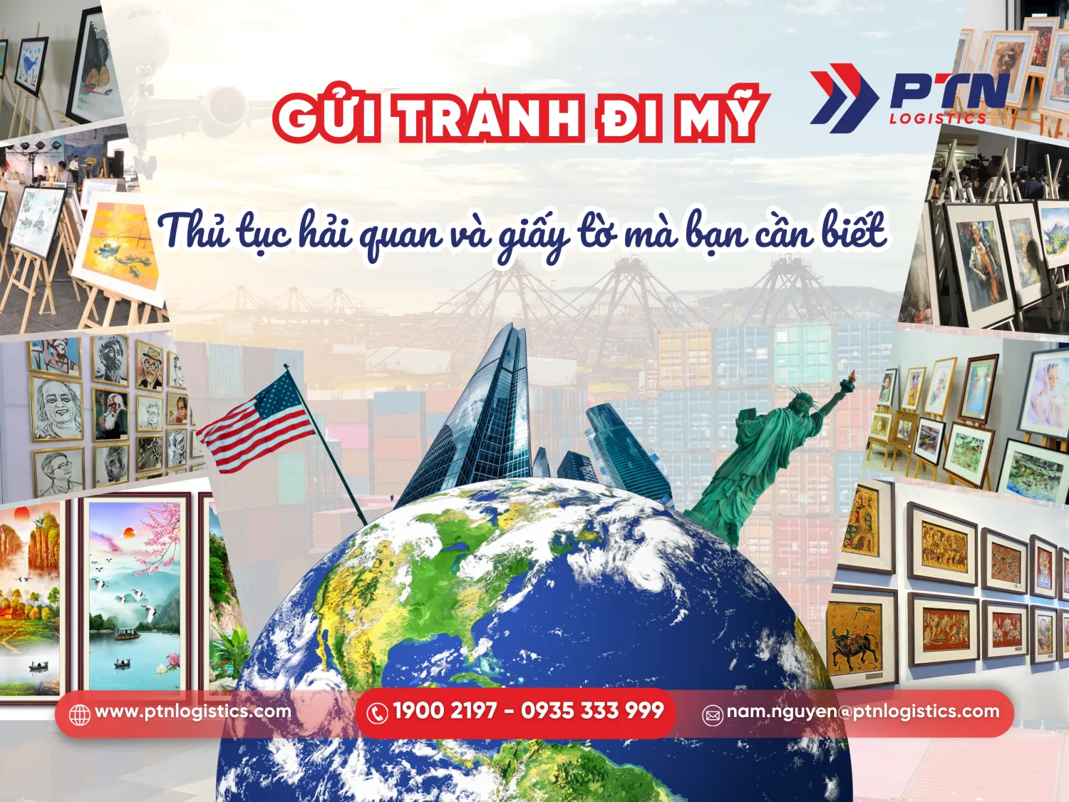 Gửi tranh đi Mỹ: Thủ tục hải quan và giấy tờ mà bạn cần biết