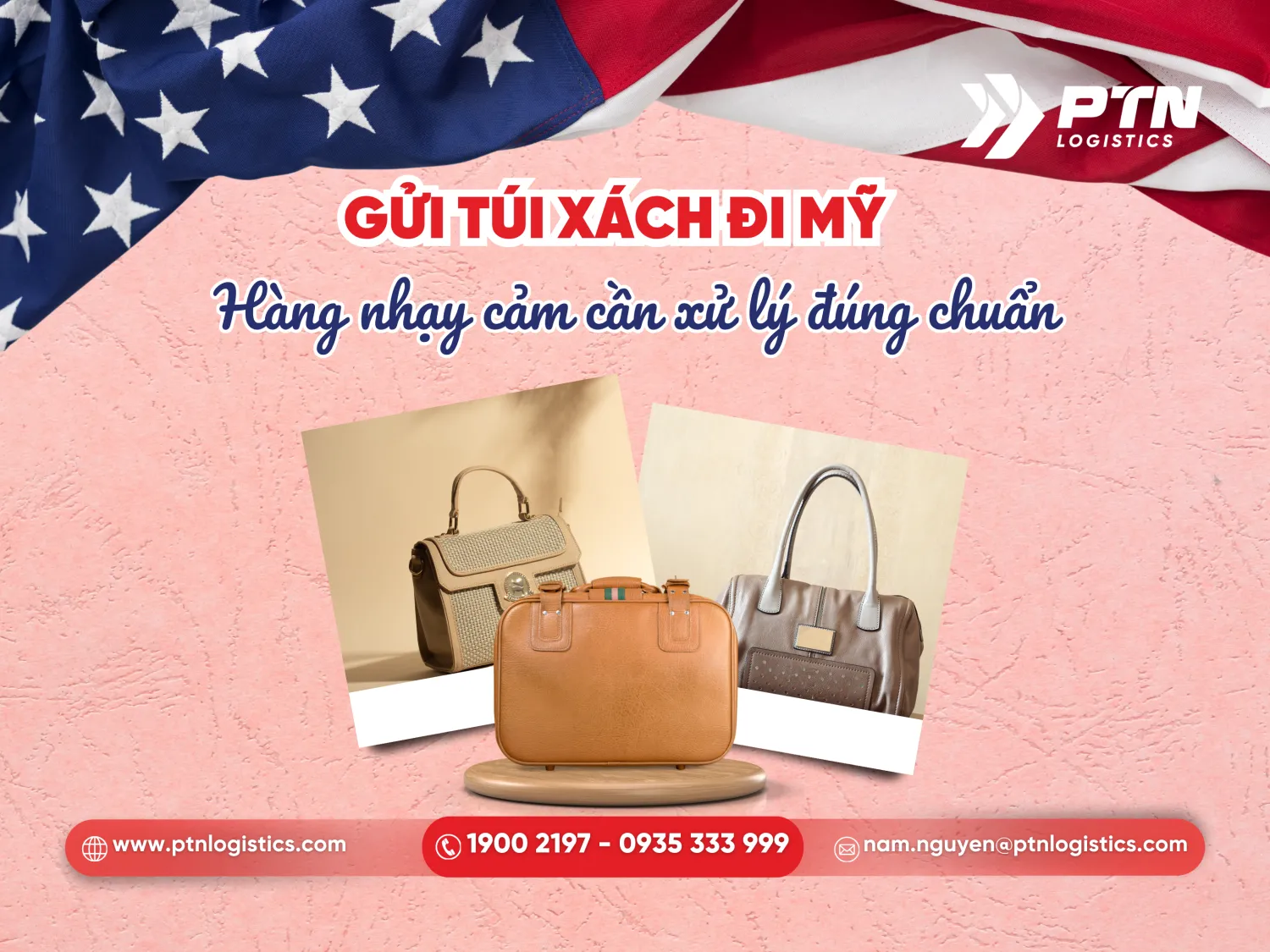 Gửi túi xách đi Mỹ