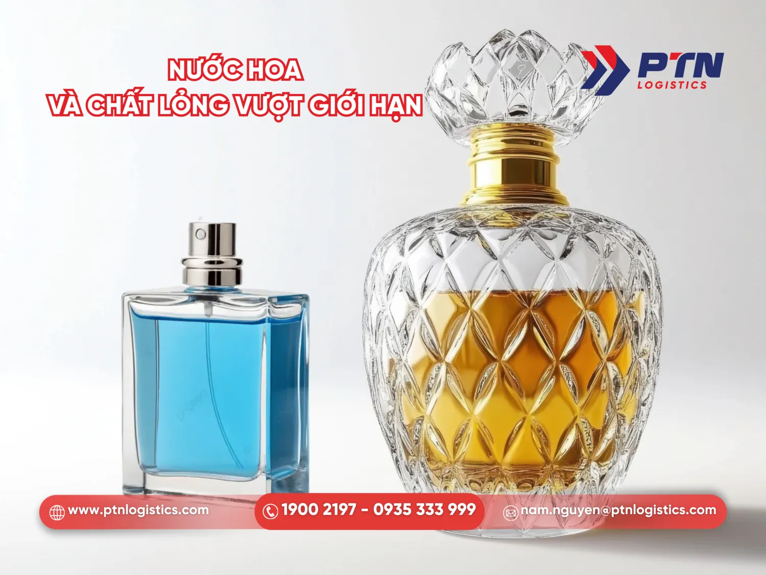 Hàng nước hoa và chất lỏng vượt giới hạn