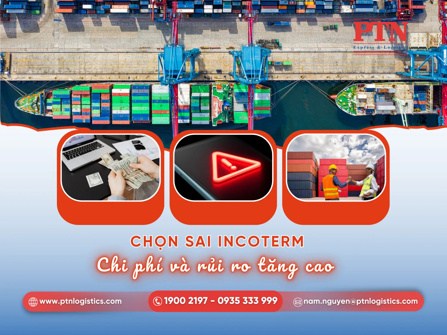 Inocterm tác động đến chi phí, rủi ro và trách nhiệm 