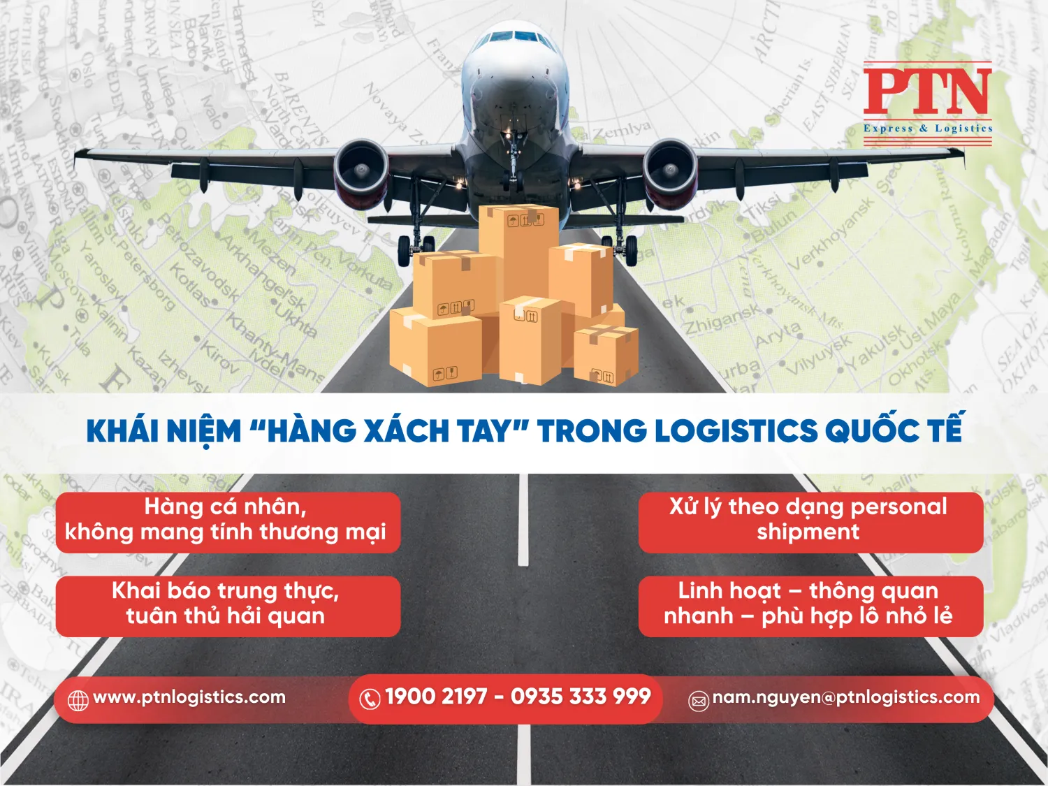 Khái niệm hàng xách tay trong logistics quốc tế