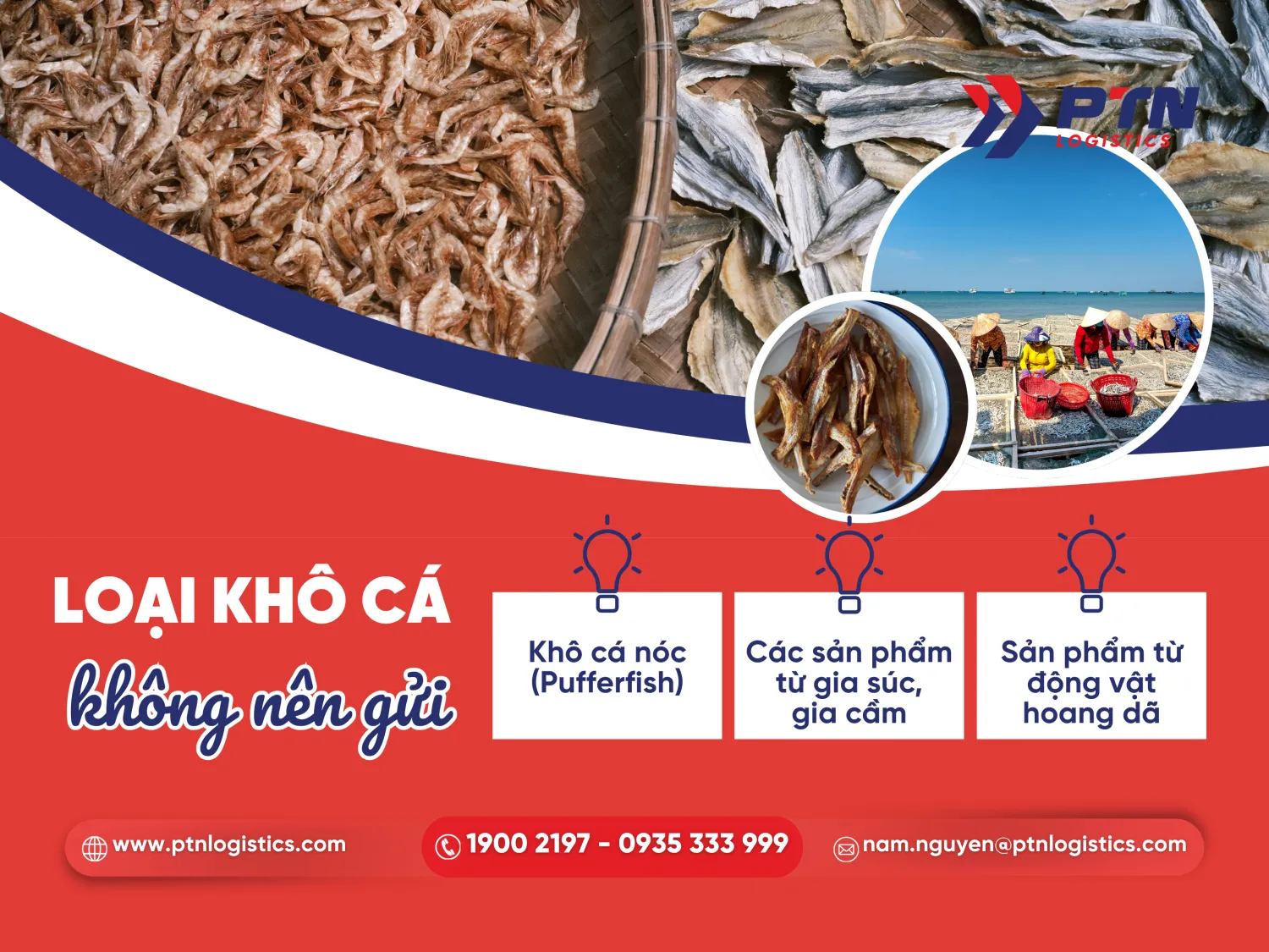 Loại khô cá không nên gửi đi Mỹ
