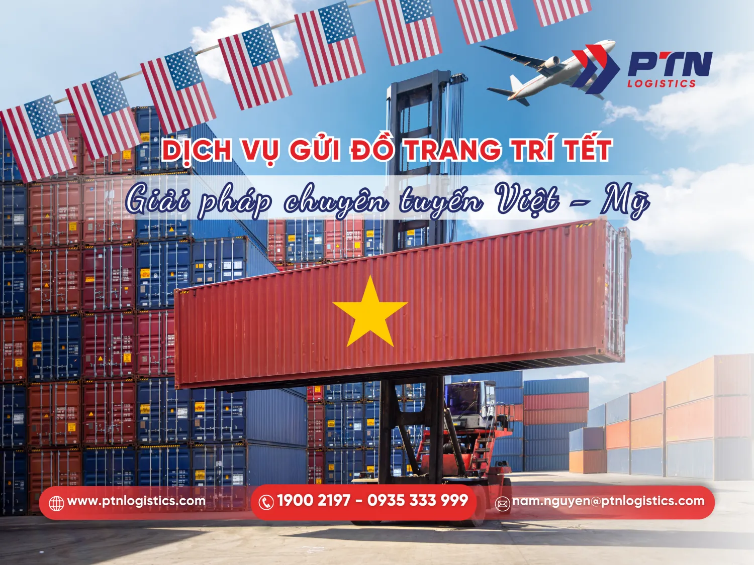 Logistics chuyên tuyến Việt Mỹ