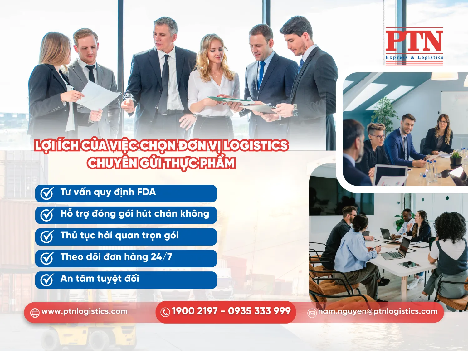 Lợi ích của việc chọn đơn vị logistics chuyên gửi thực phẩm