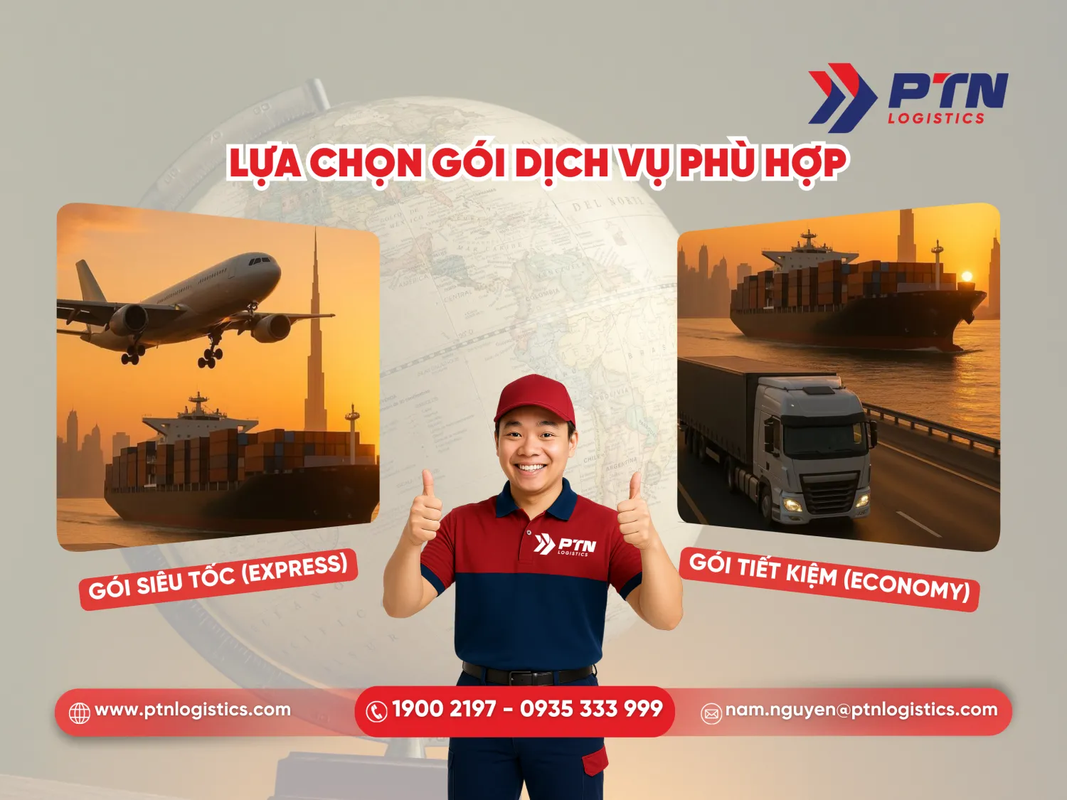 Lựa chọn gói dịch vụ logistics phù hợp