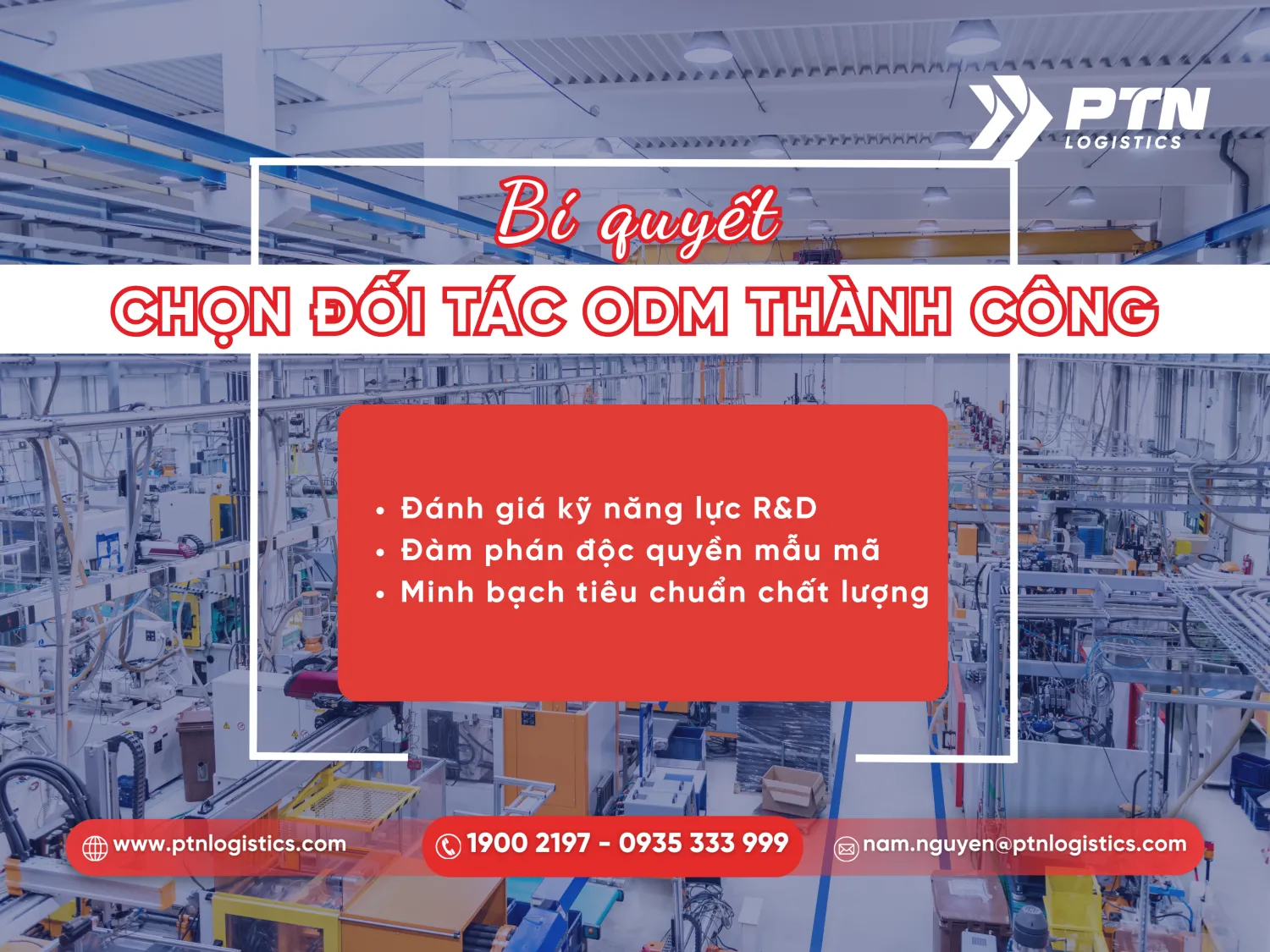Lưu ý khi lựa chọn công ty ODM