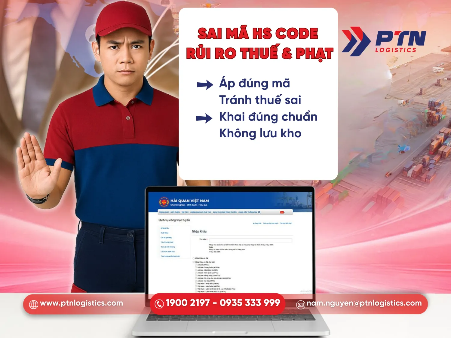 Mã HS Code cần phải chính xác