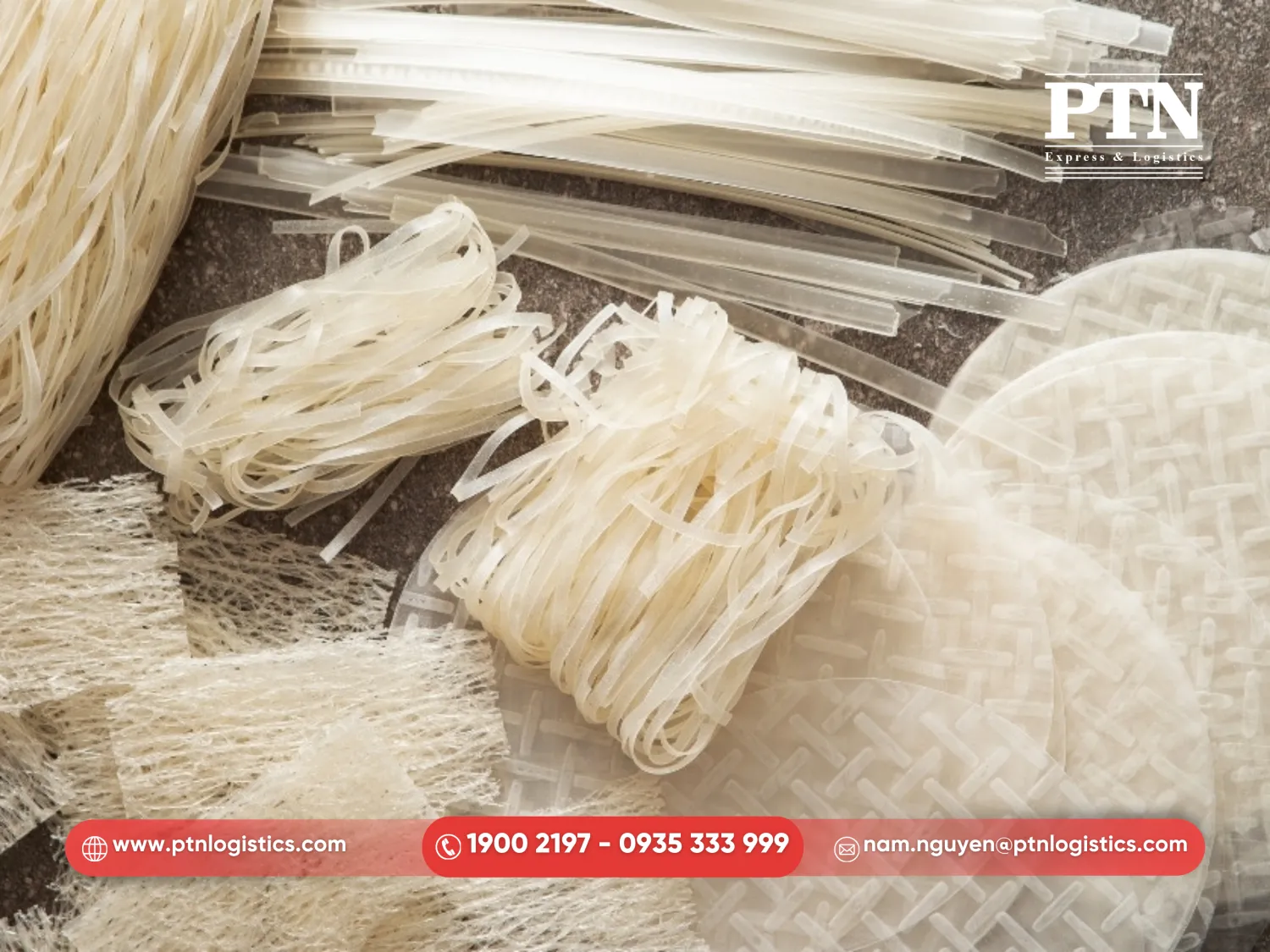Miến , bún, phở khô làm quà gửi đi Mỹ